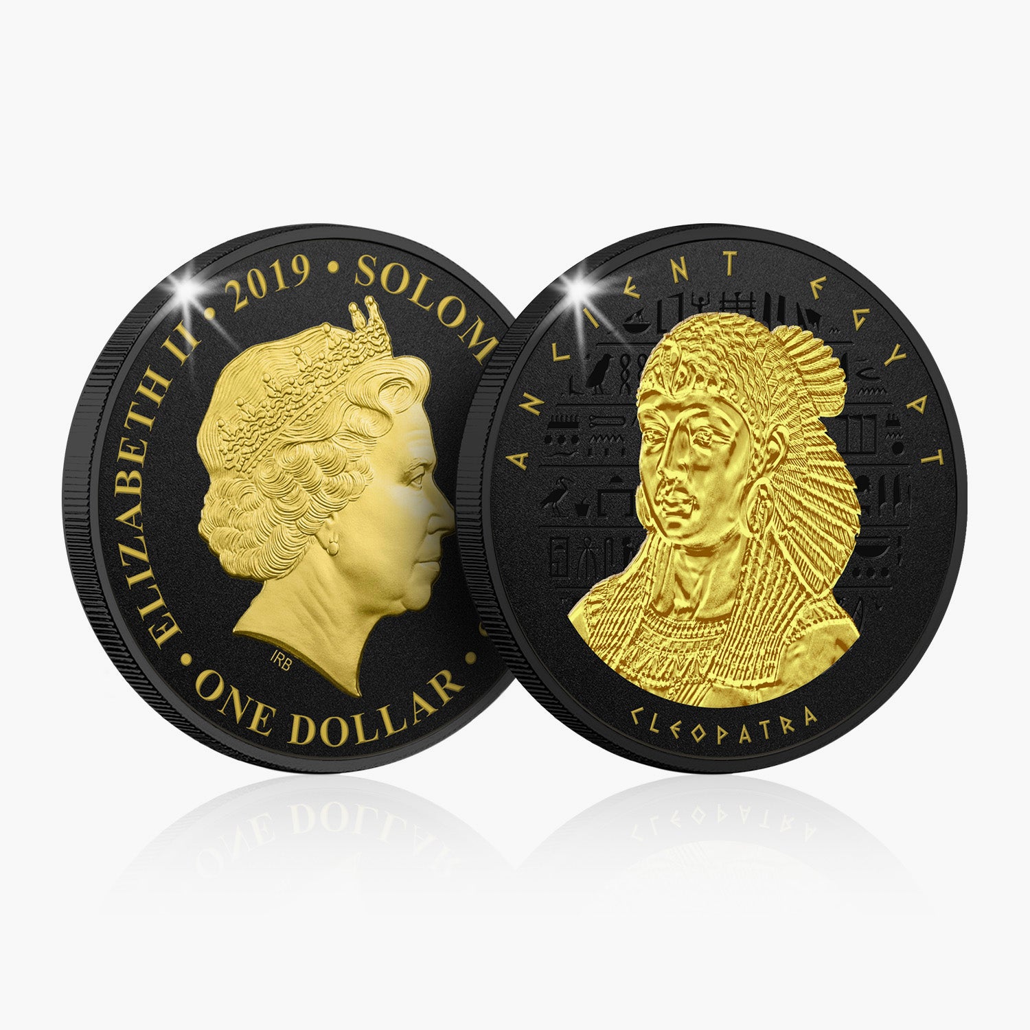 Cleopatra Selectively Gold-Plated $1 Coin