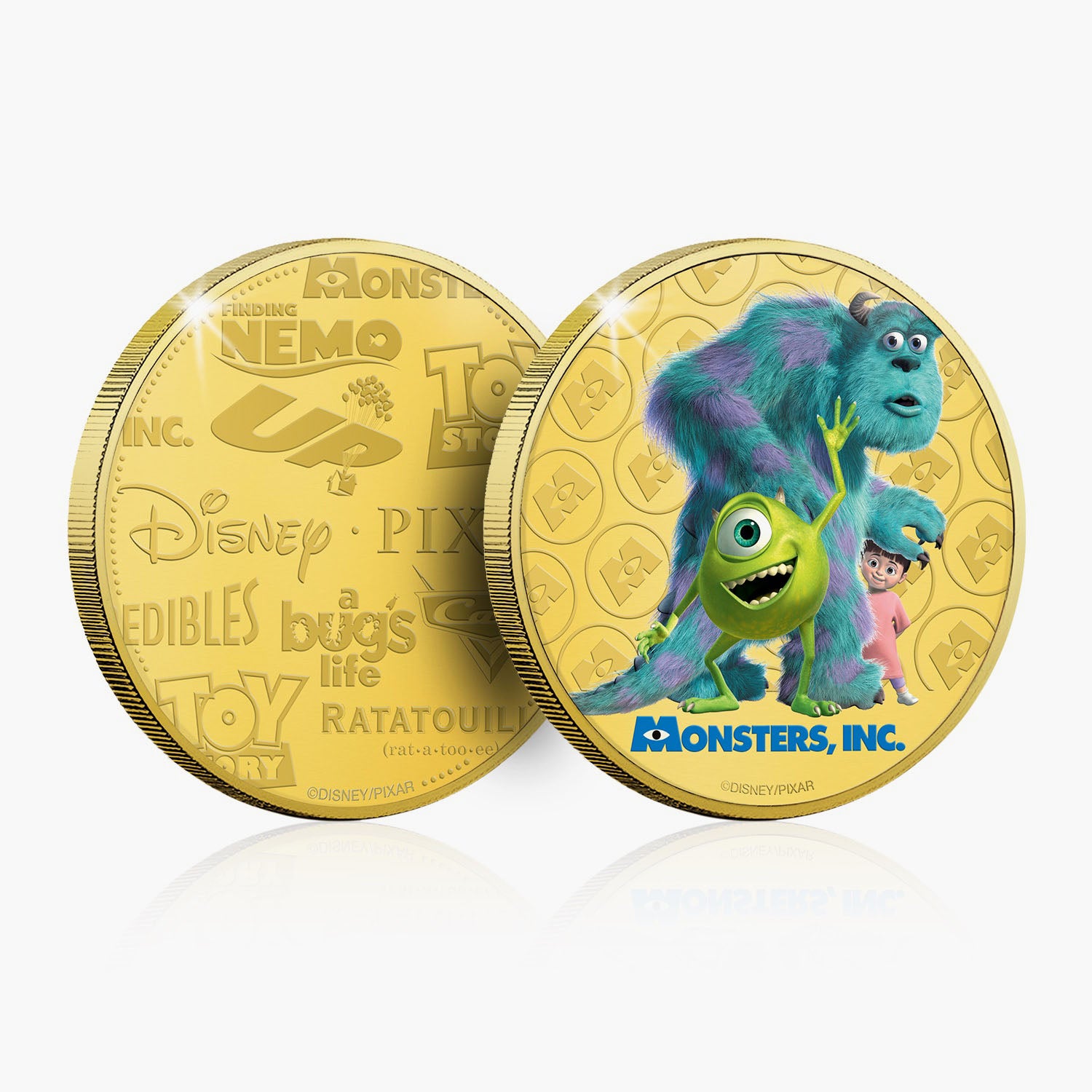 Monsters, Inc. Gold-Plated Commemorative