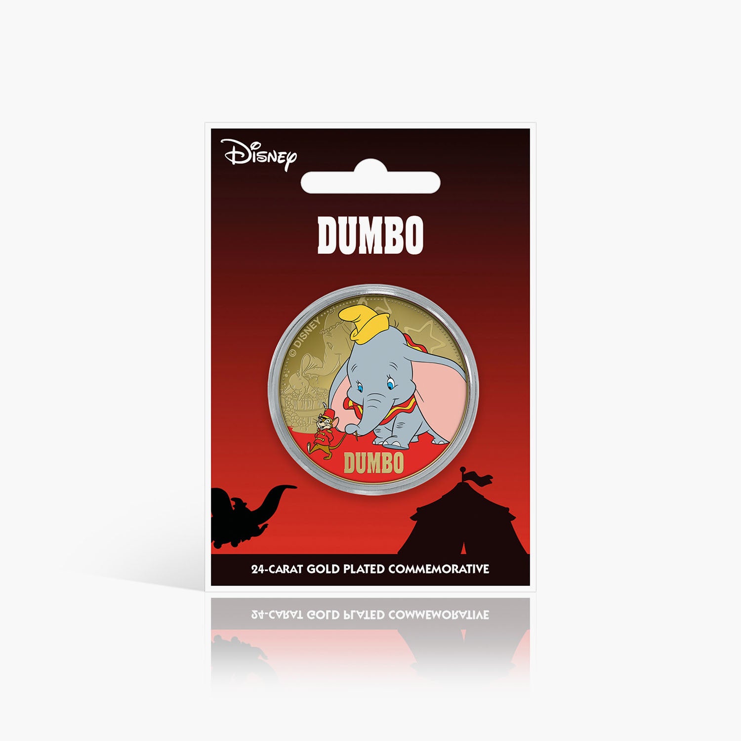 Dumbo commémoratif plaqué or