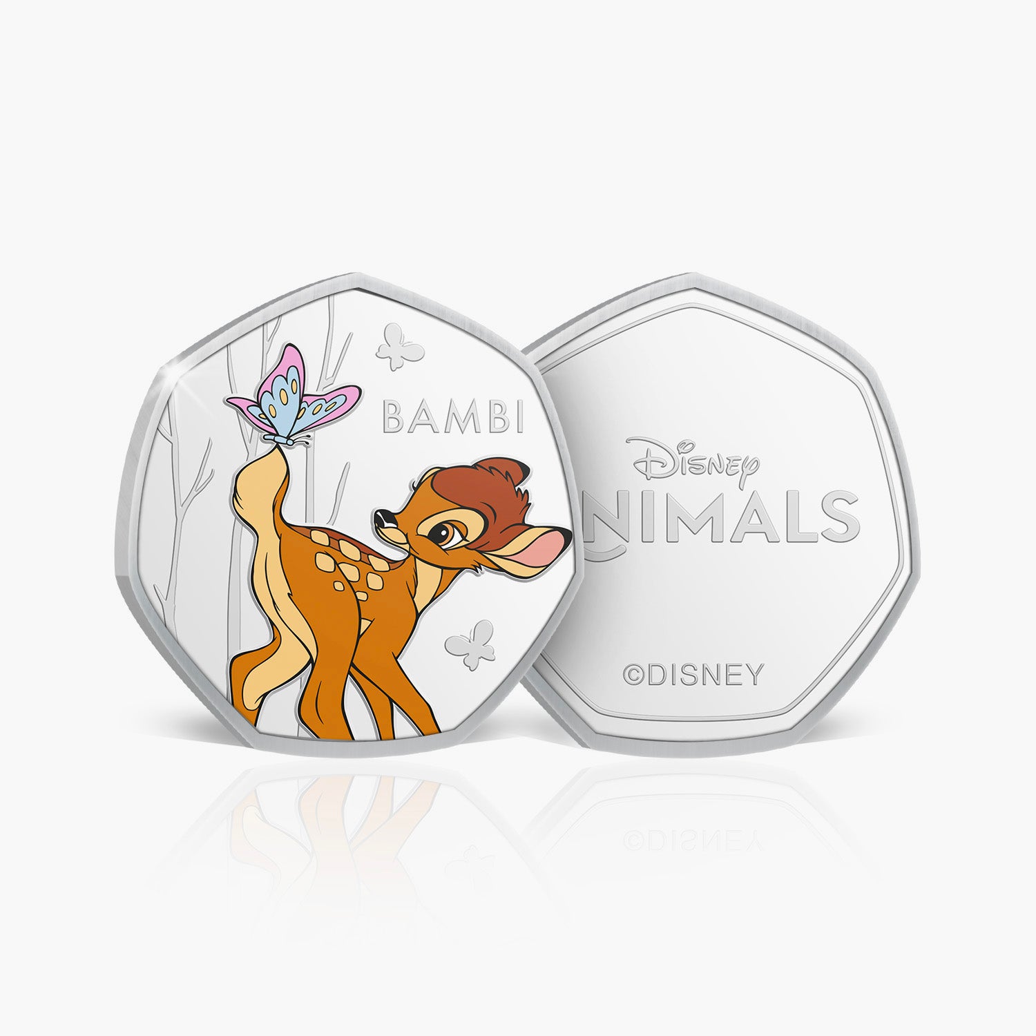 Disney Animals Bambi plaqué argent commémoratif