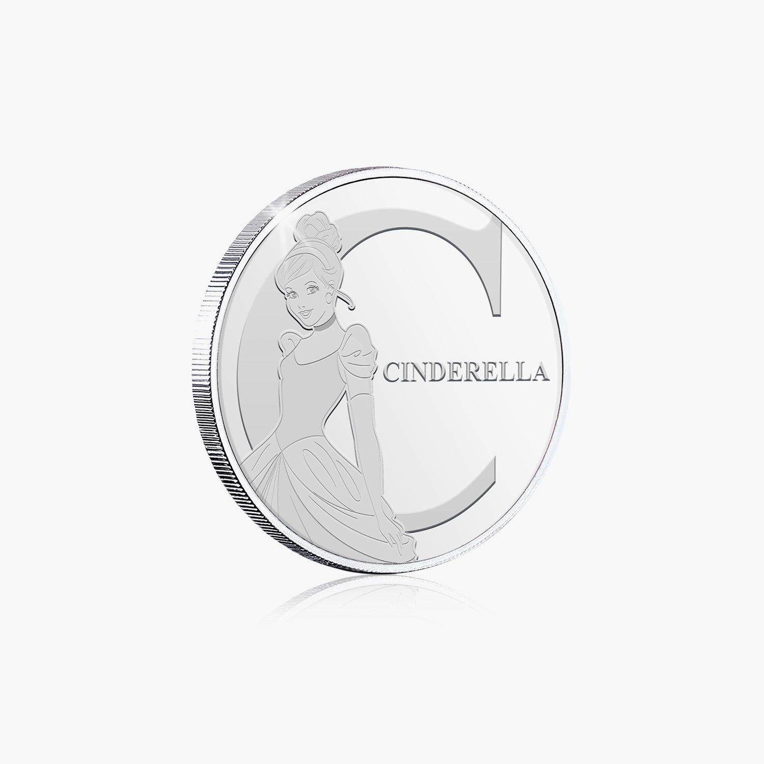 C is for Cinderella Silver-Plated Commemorative