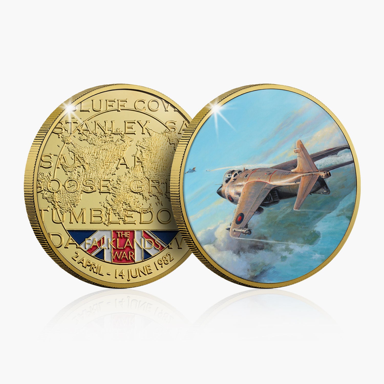 Combat Air Patrol Gold-Plated Commemorative