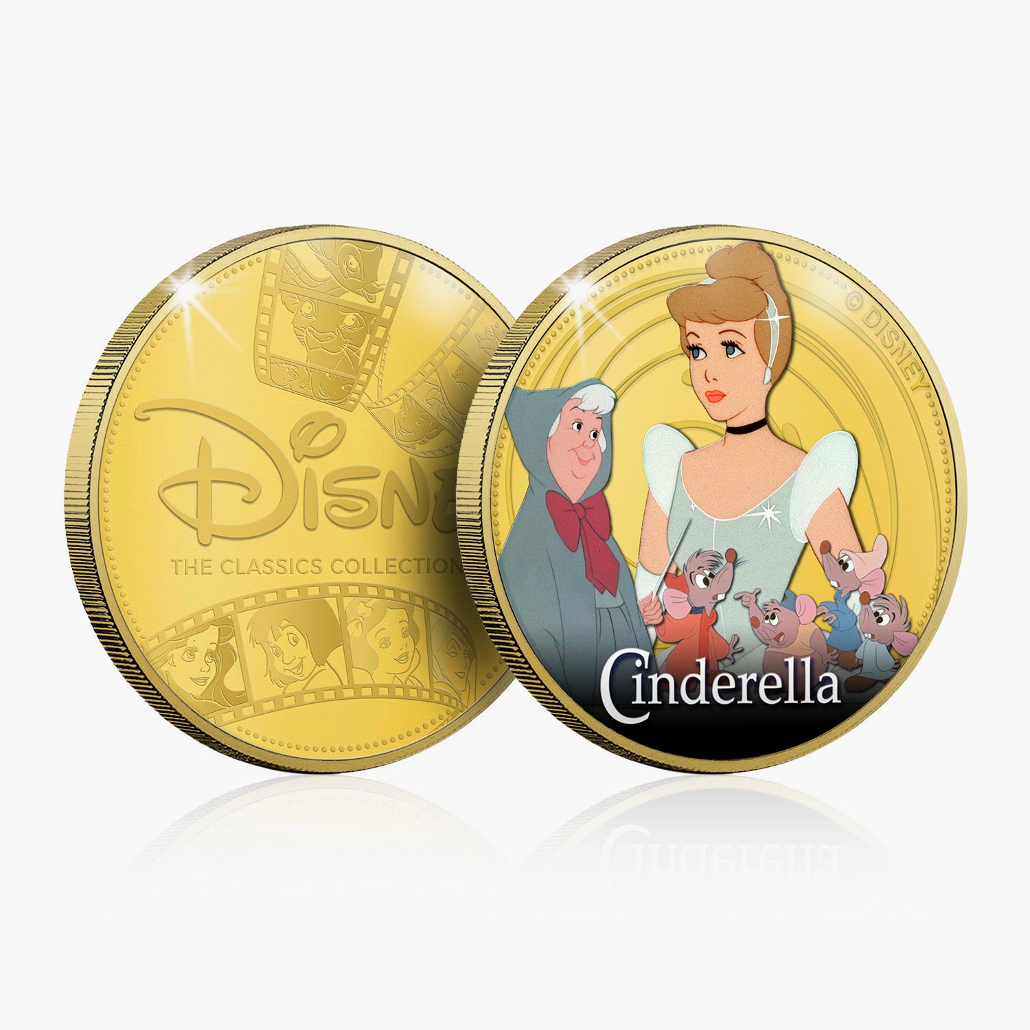 Cinderella Gold-Plated Commemorative