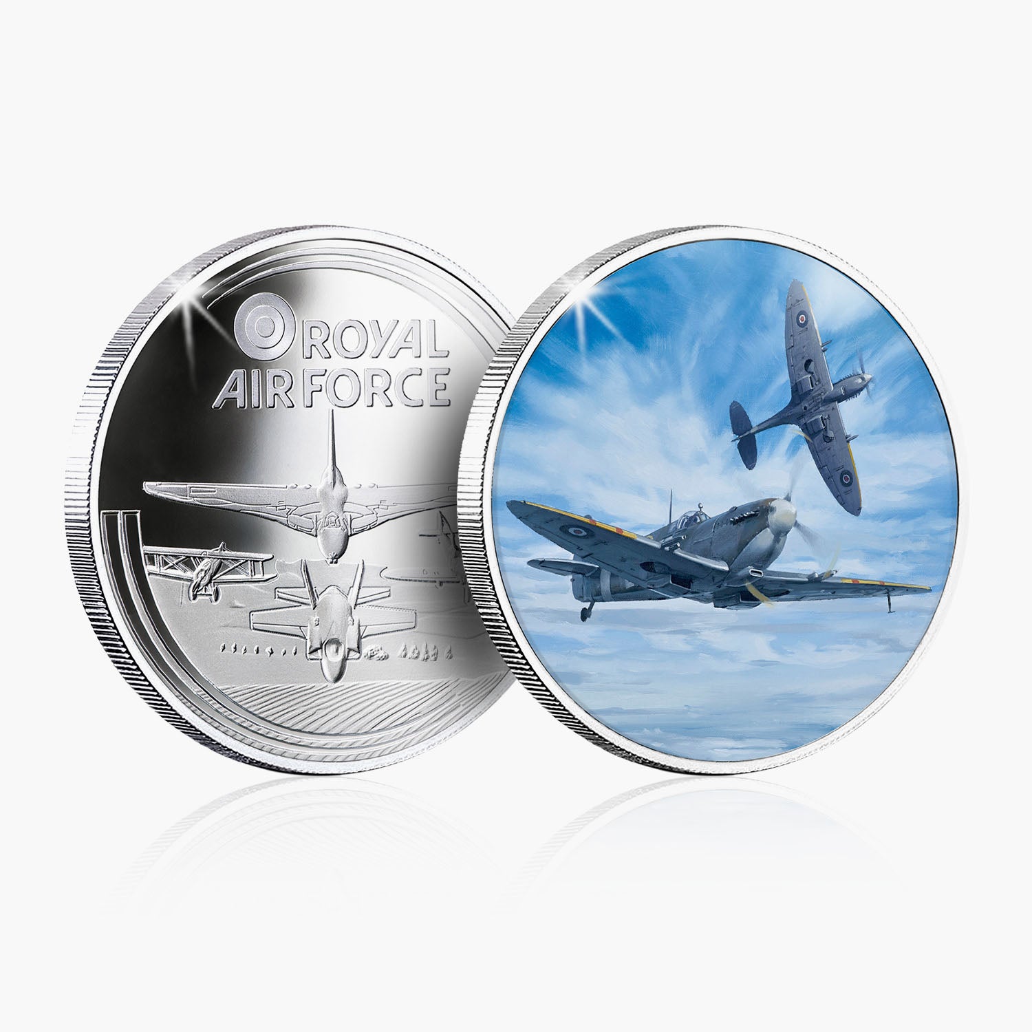 Champion Of The Air Silver-Plated Commemorative