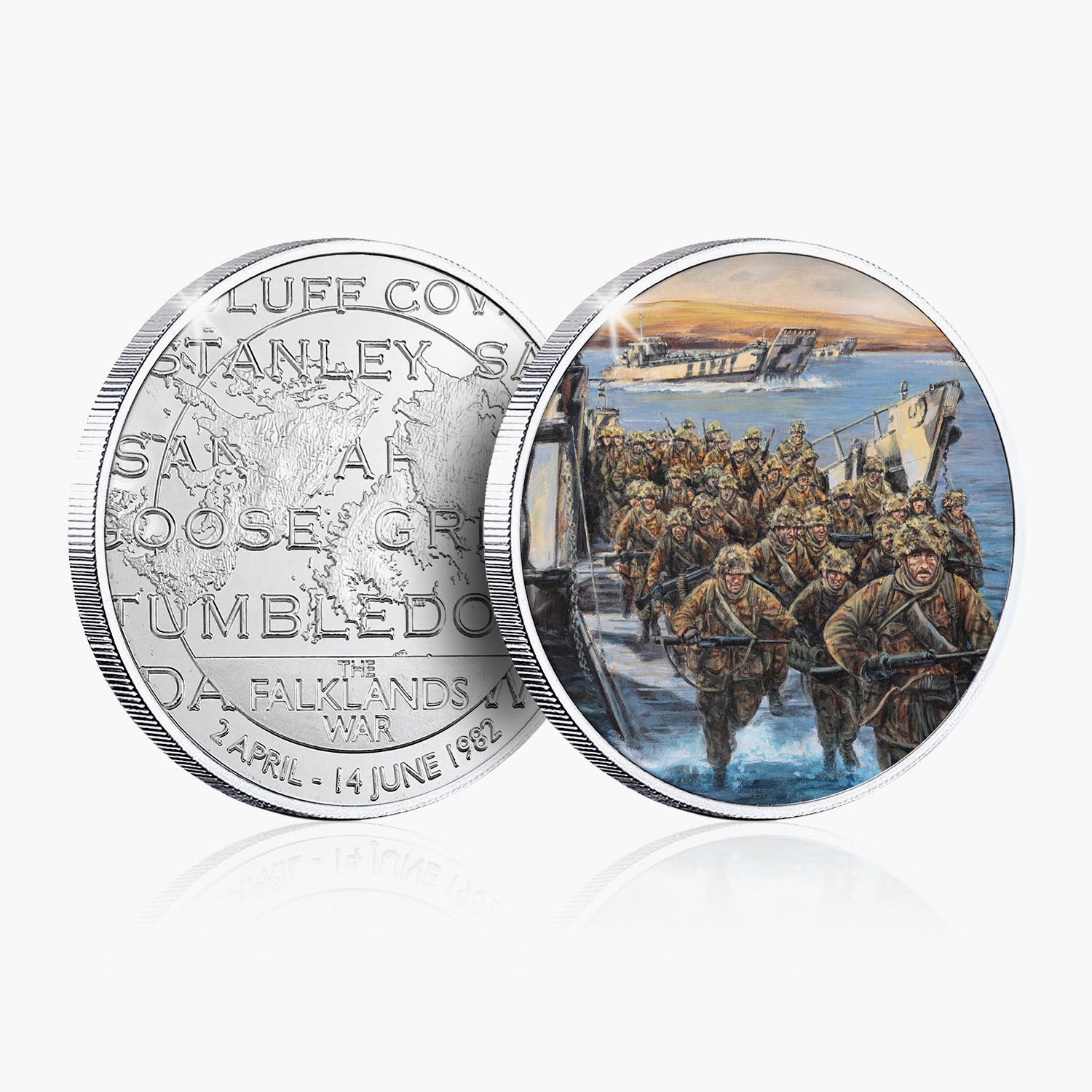 San Carlos Bay Silver-Plated Commemorative