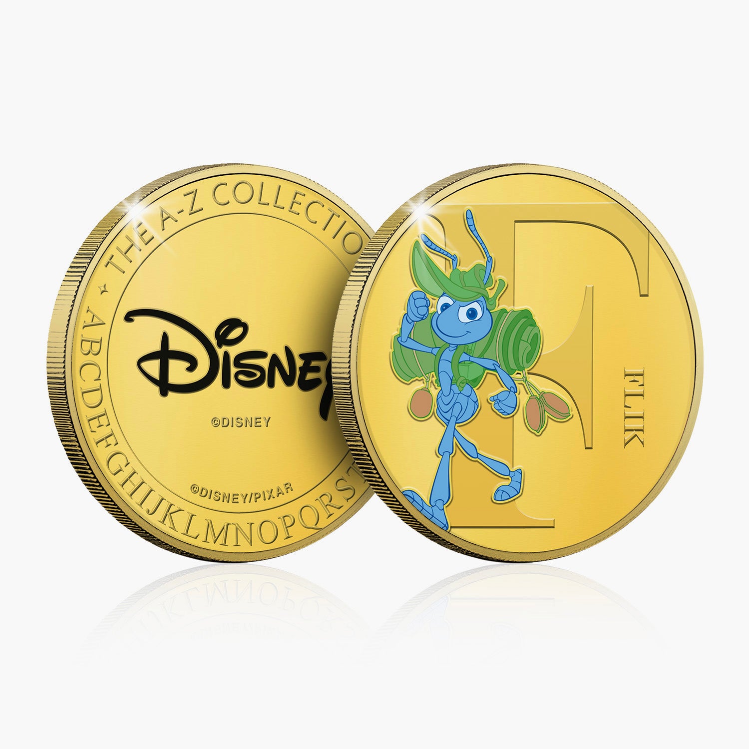 F is For Flik Gold-Plated Full Colour Comm