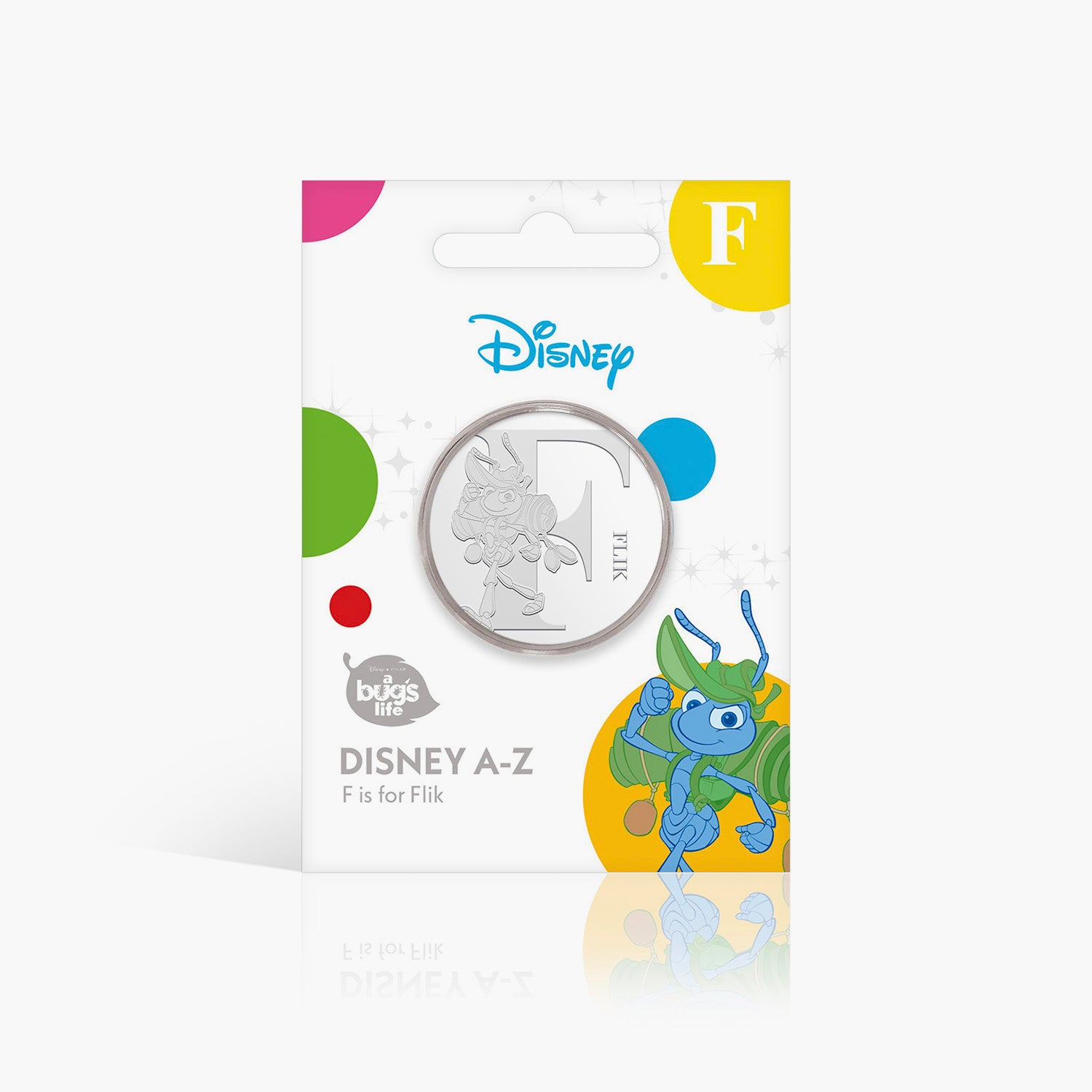 F is For Flik Silver-Plated Commemorative