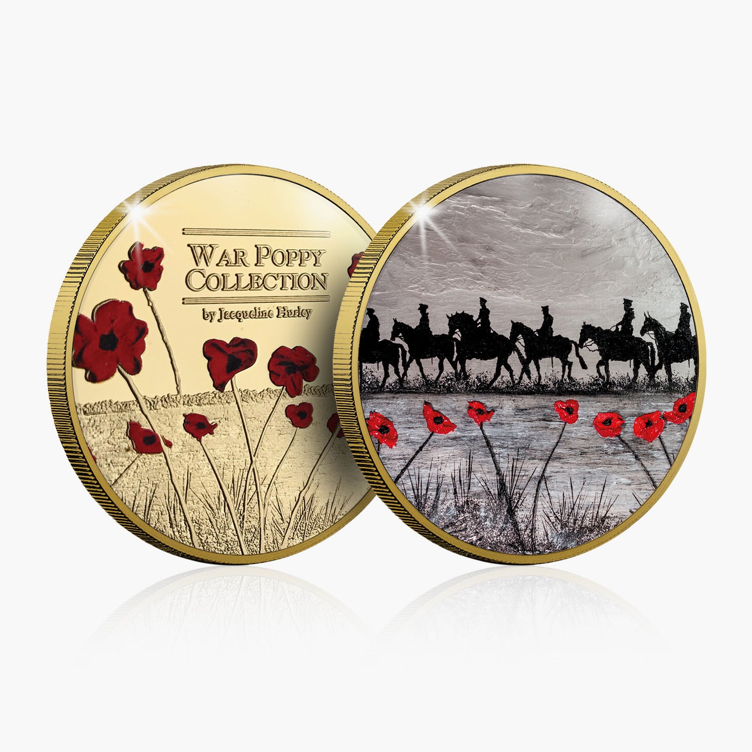 For Heroes And Horses Gold-Plated Commemorative