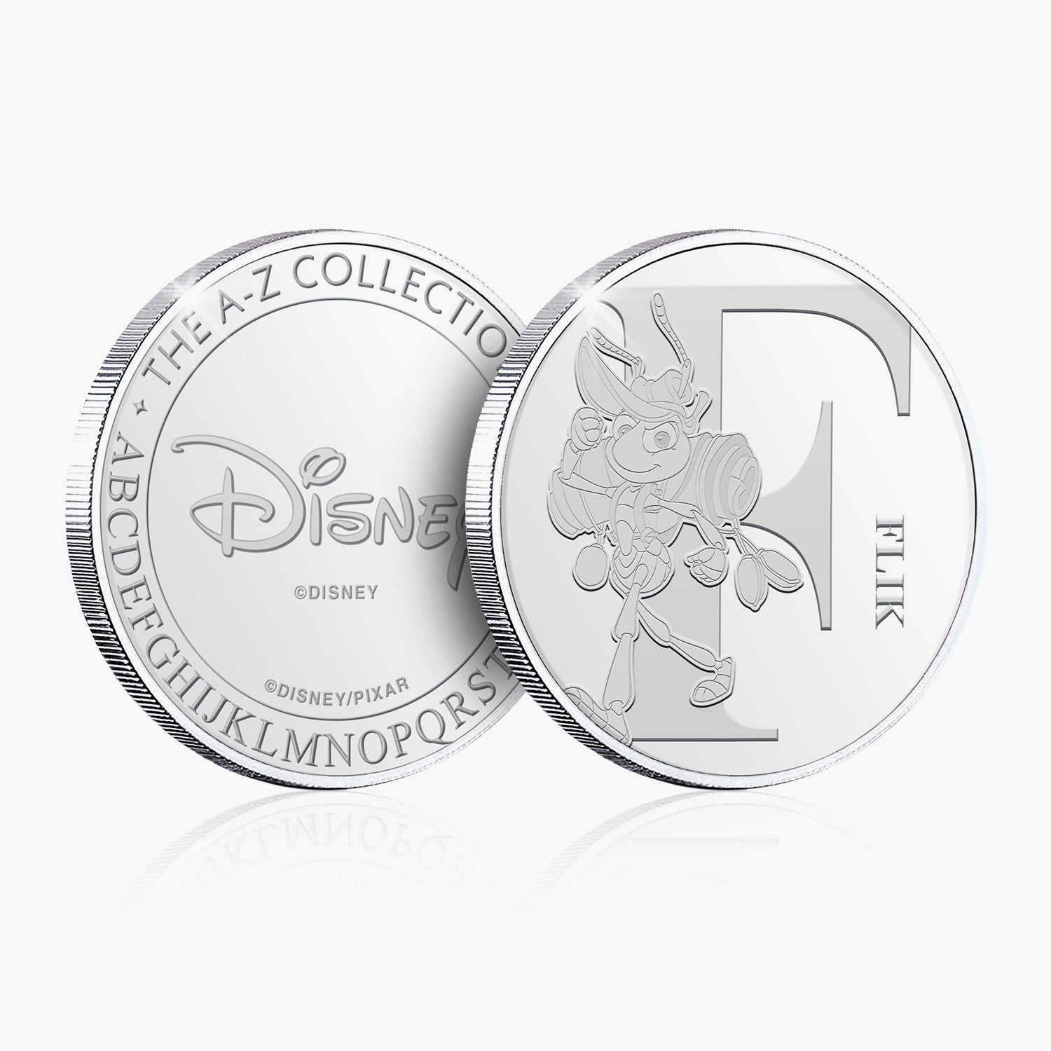 F is For Flik Silver-Plated Commemorative