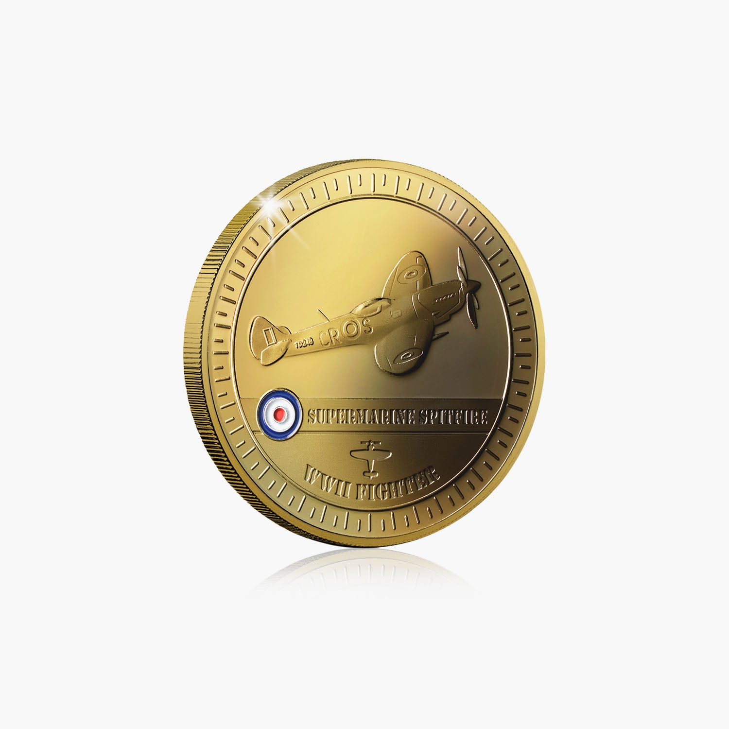 Supermarine Spitfire Gold-Plated Commemorative
