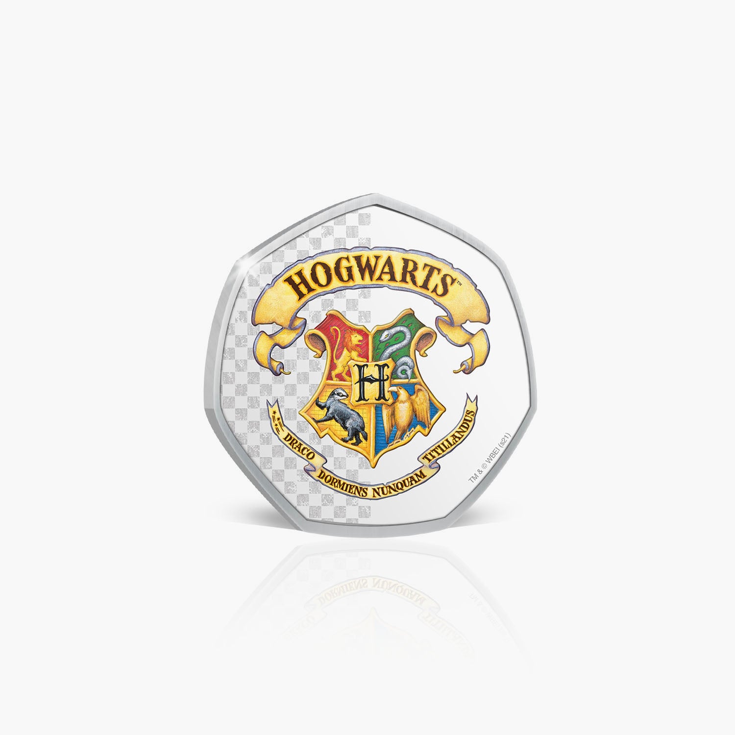 Hogwarts Crest Silver Plated Coin