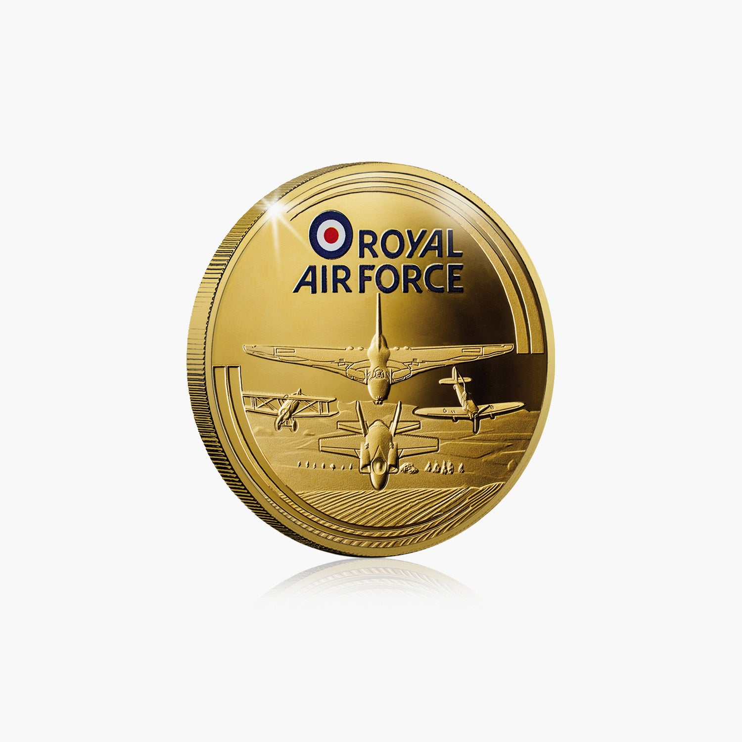RAF Glorious History Gold-Plated Commemorative