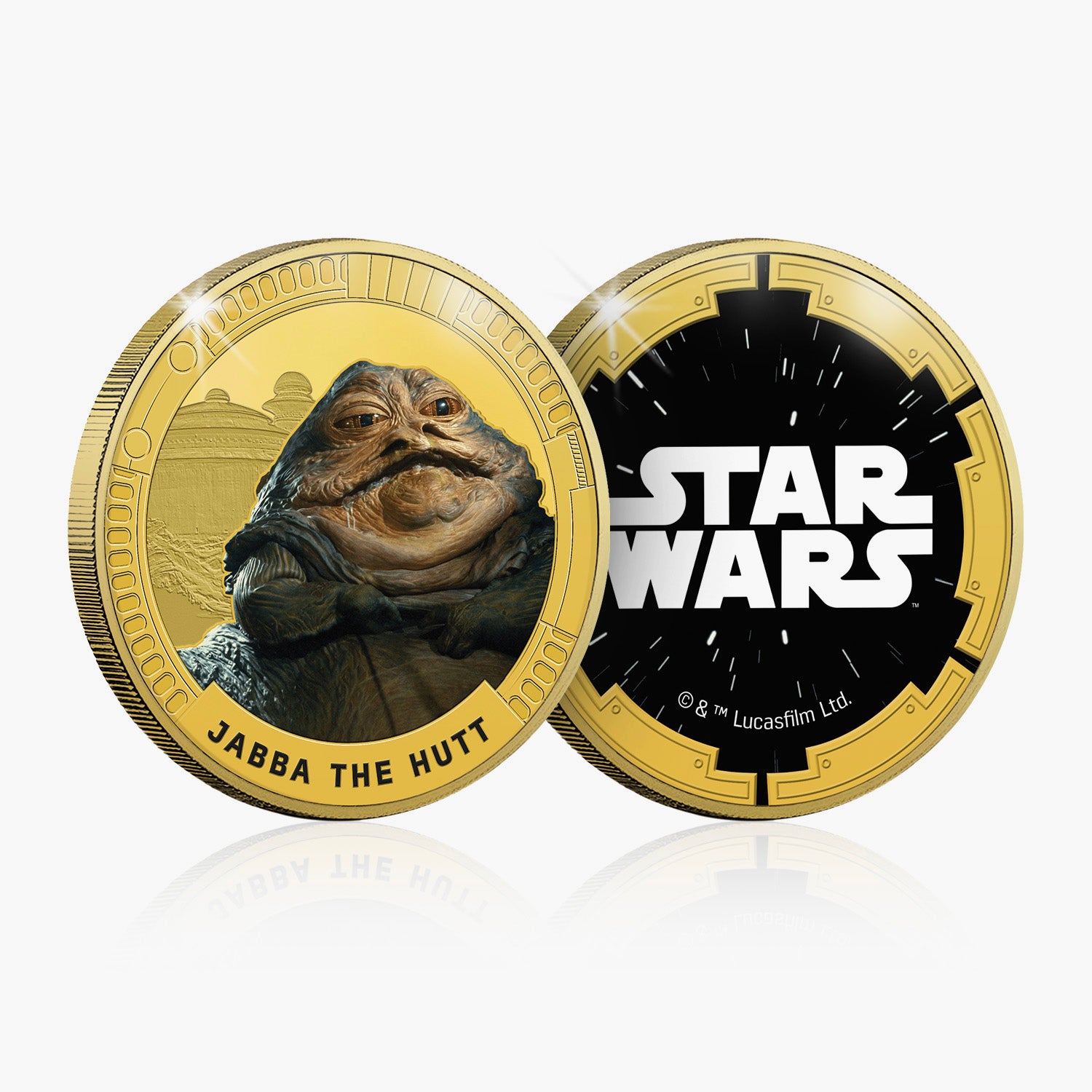 Jabba The Hutt Gold - Plated Commemorative