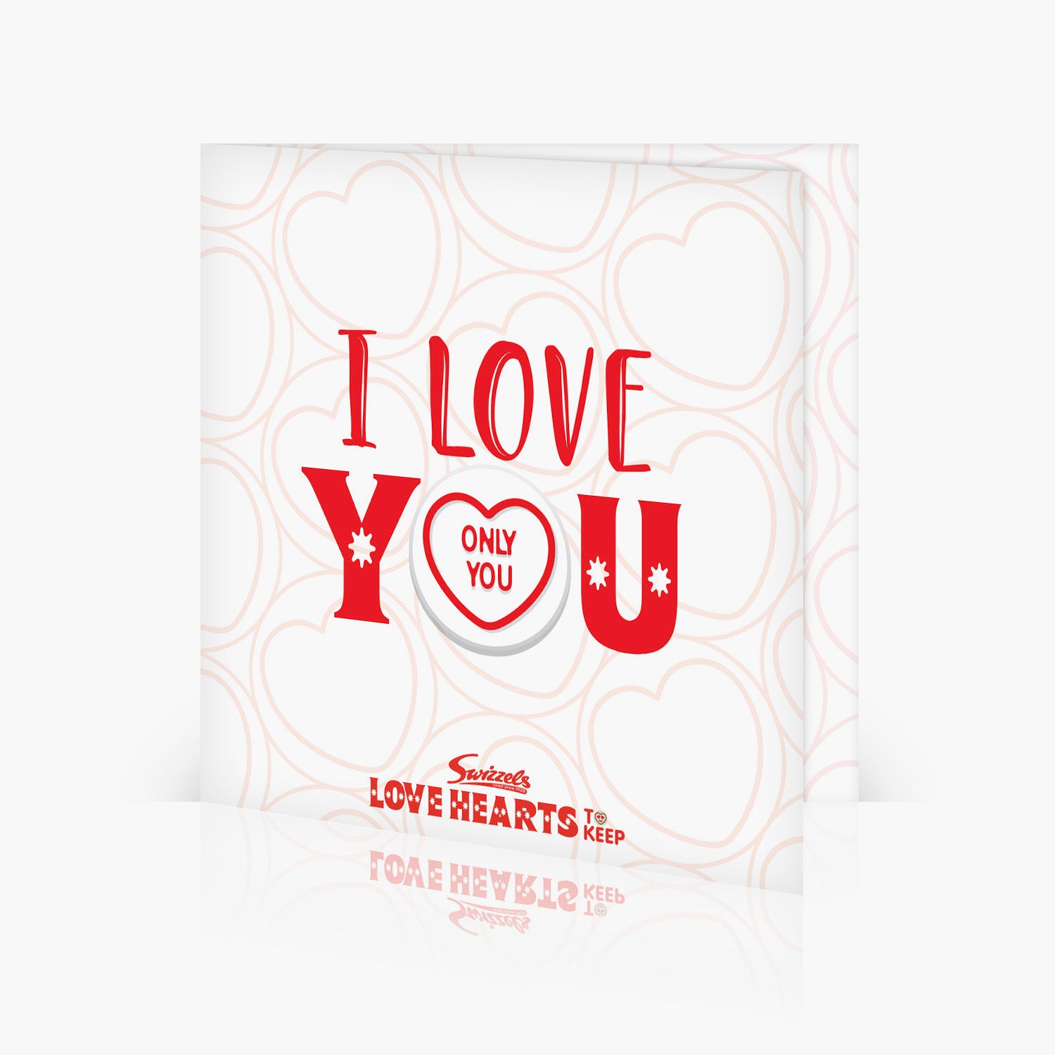 I Love You Love Heart Card