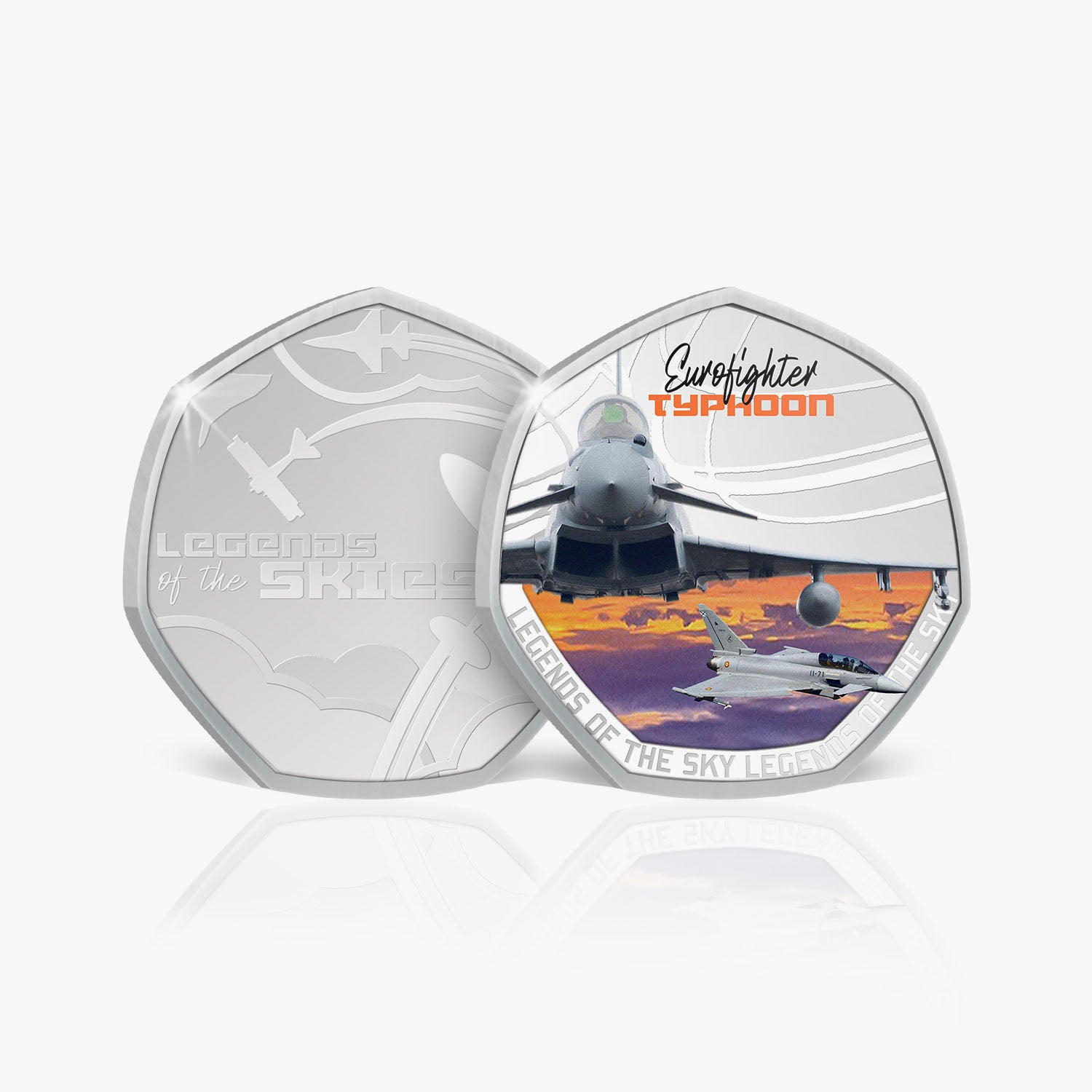 Legends Of The Skies Typhoon Silver-Plated Commemorative