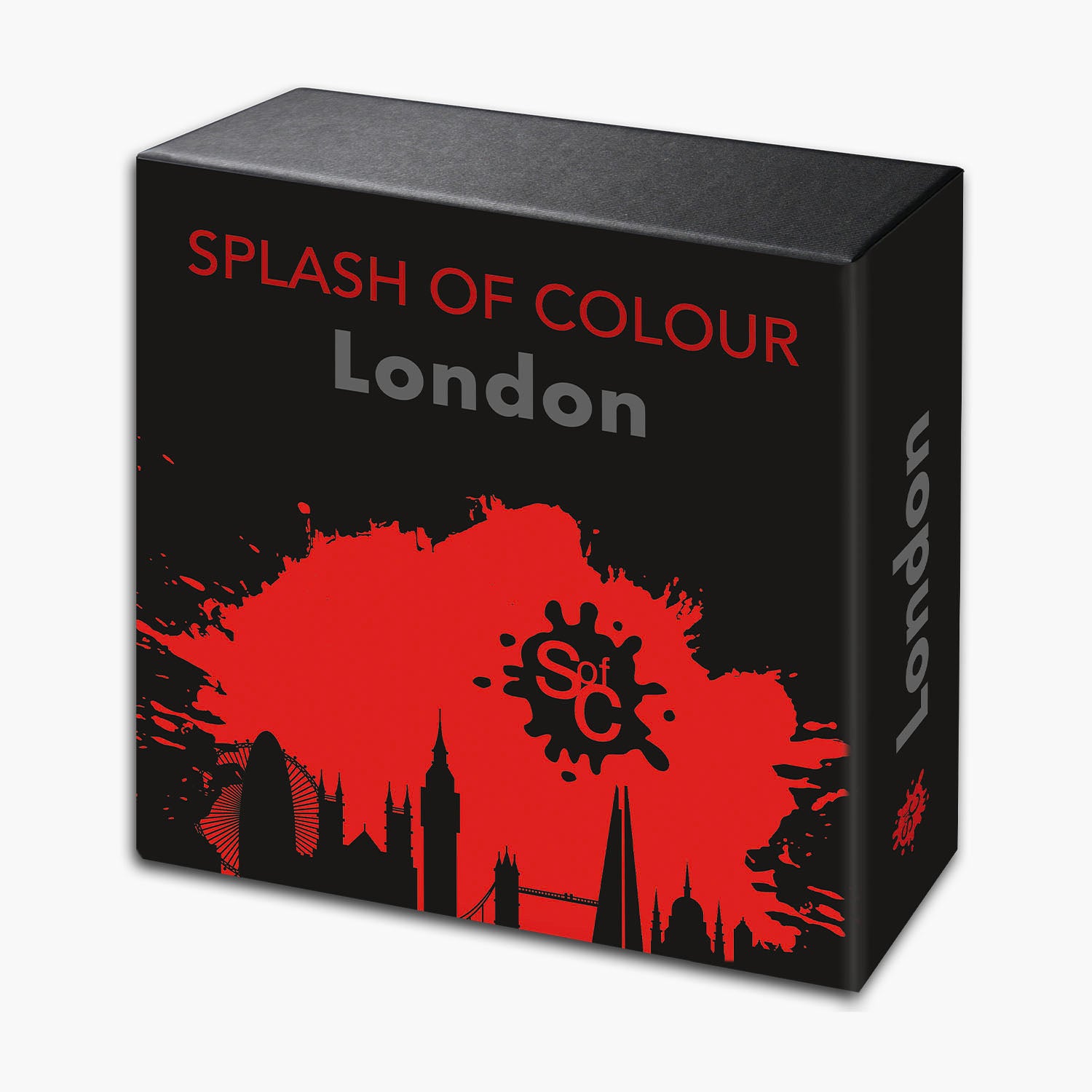 Splash of Colour City London 2oz Silver Coin