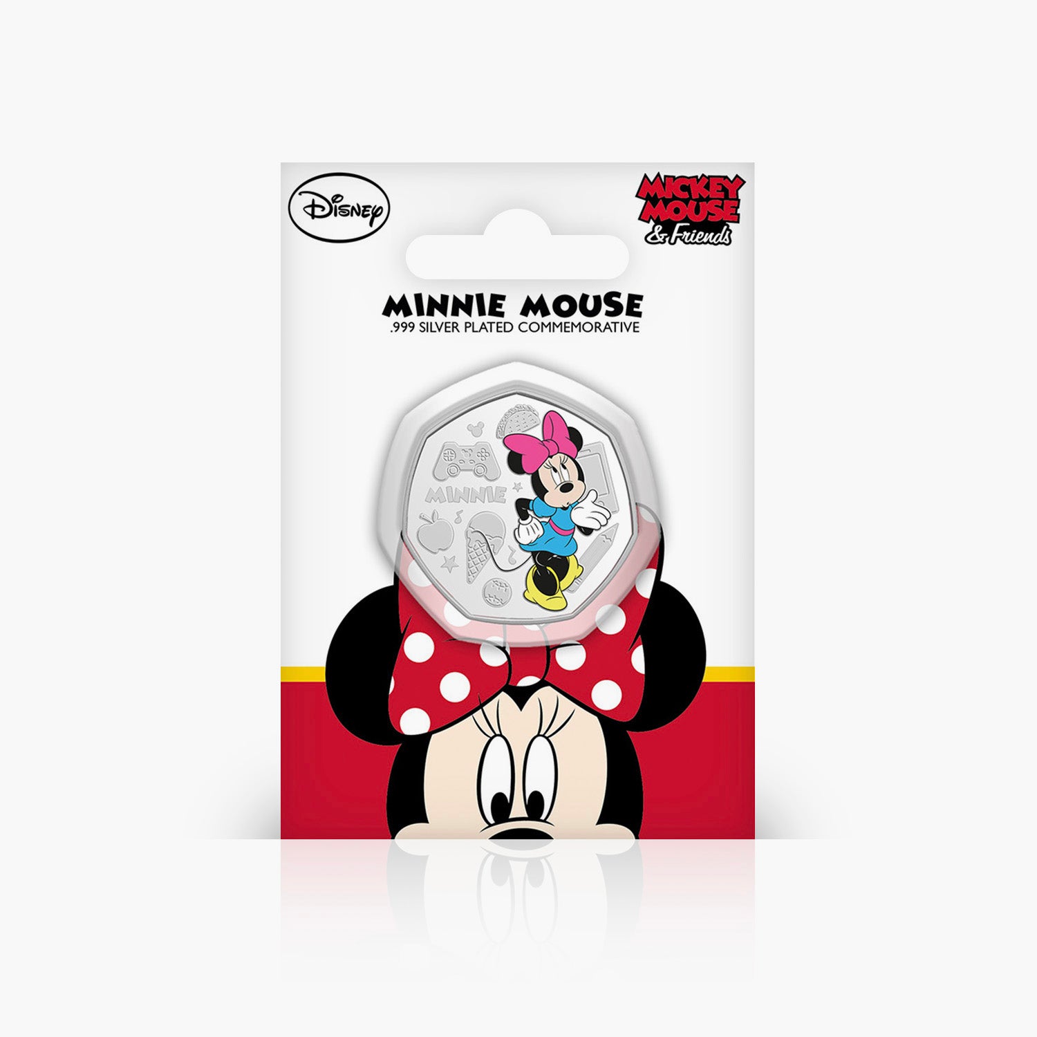 Minnie Mouse commémorative plaqué argent