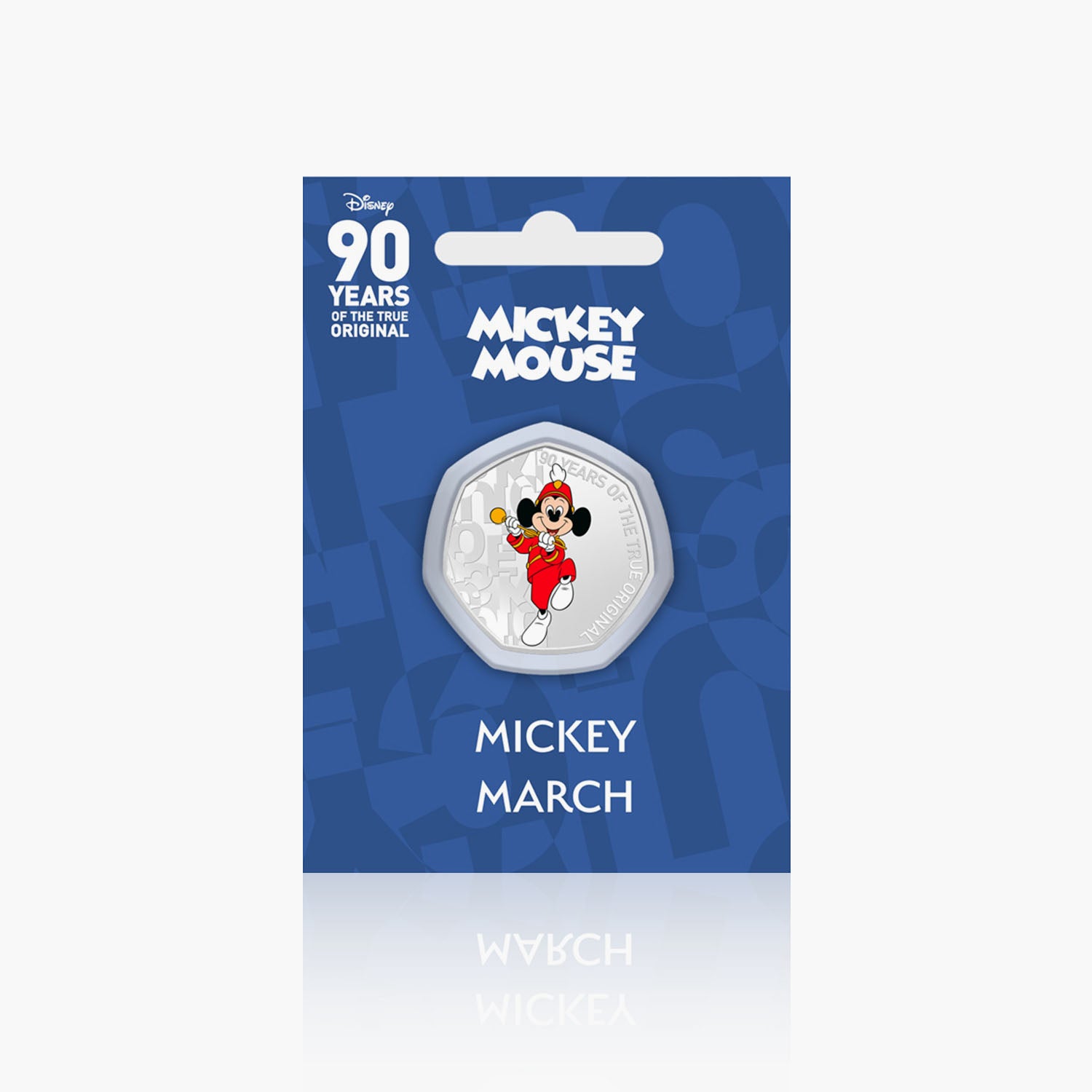 Mickey March Silver-Plated Commemorative
