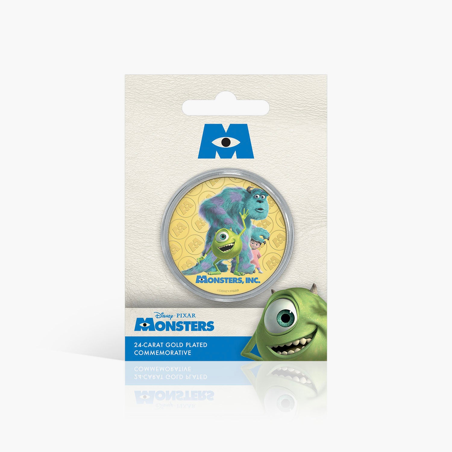 Monsters, Inc. Gold-Plated Commemorative