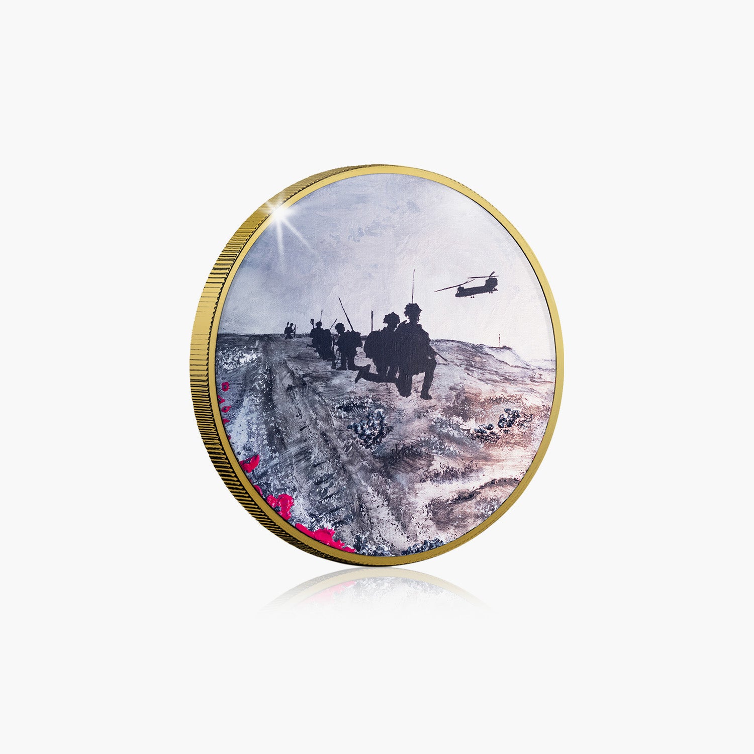 Medic On The Mountain Gold-Plated Commemorative