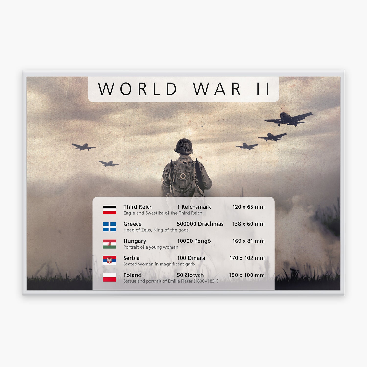 第二次世界大戦の紙幣コレクション