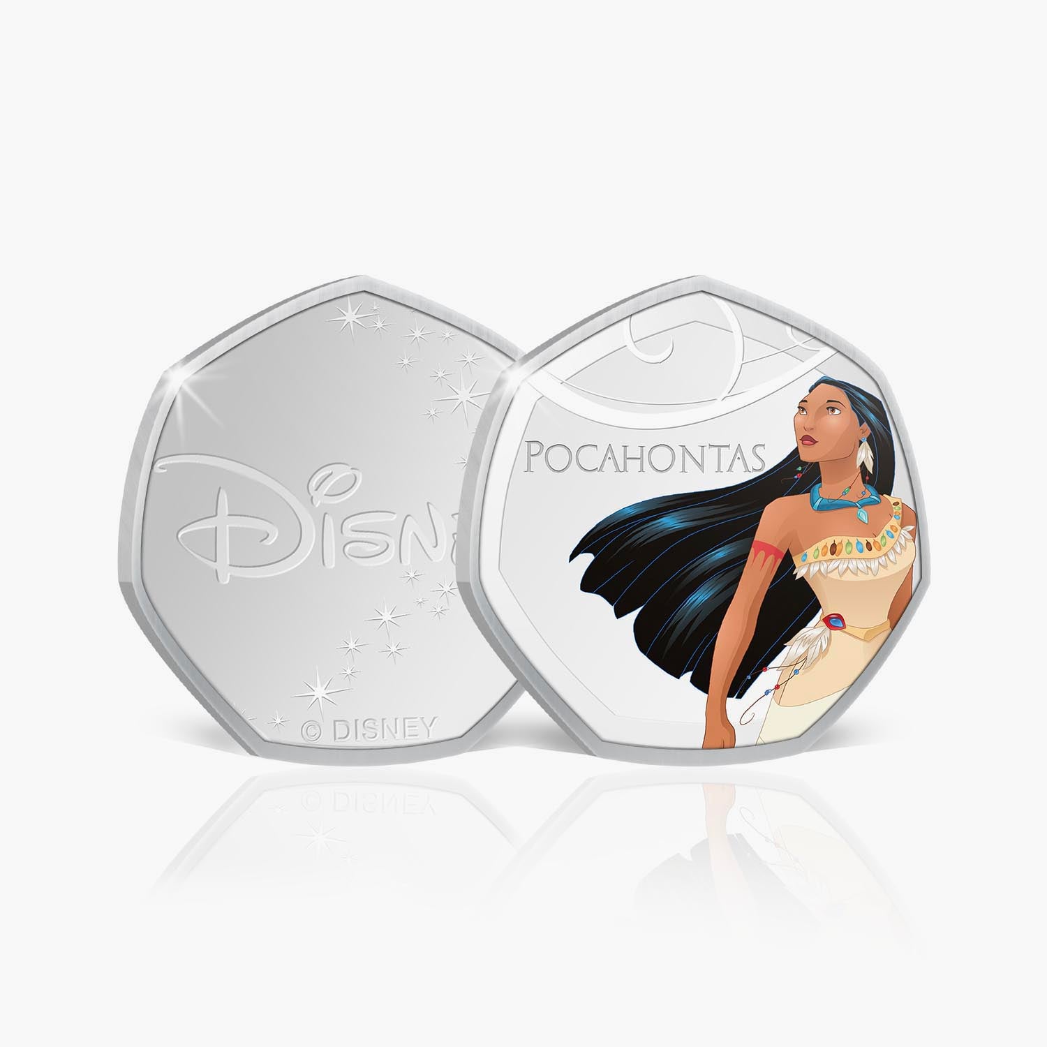 Pocahontas Silver-Plated Commemorative