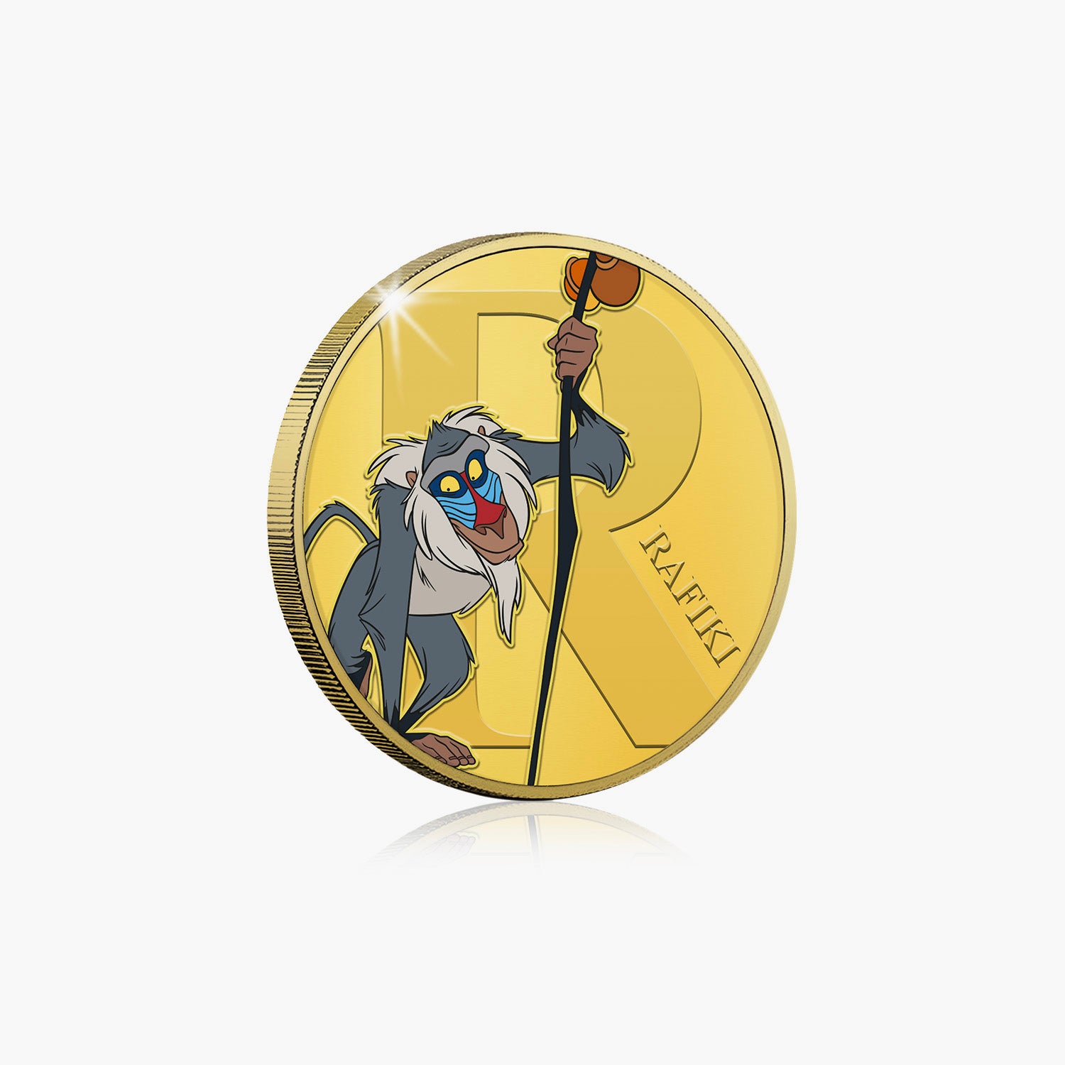 R Is For Rafiki Gold-Plated Full Colour Comm