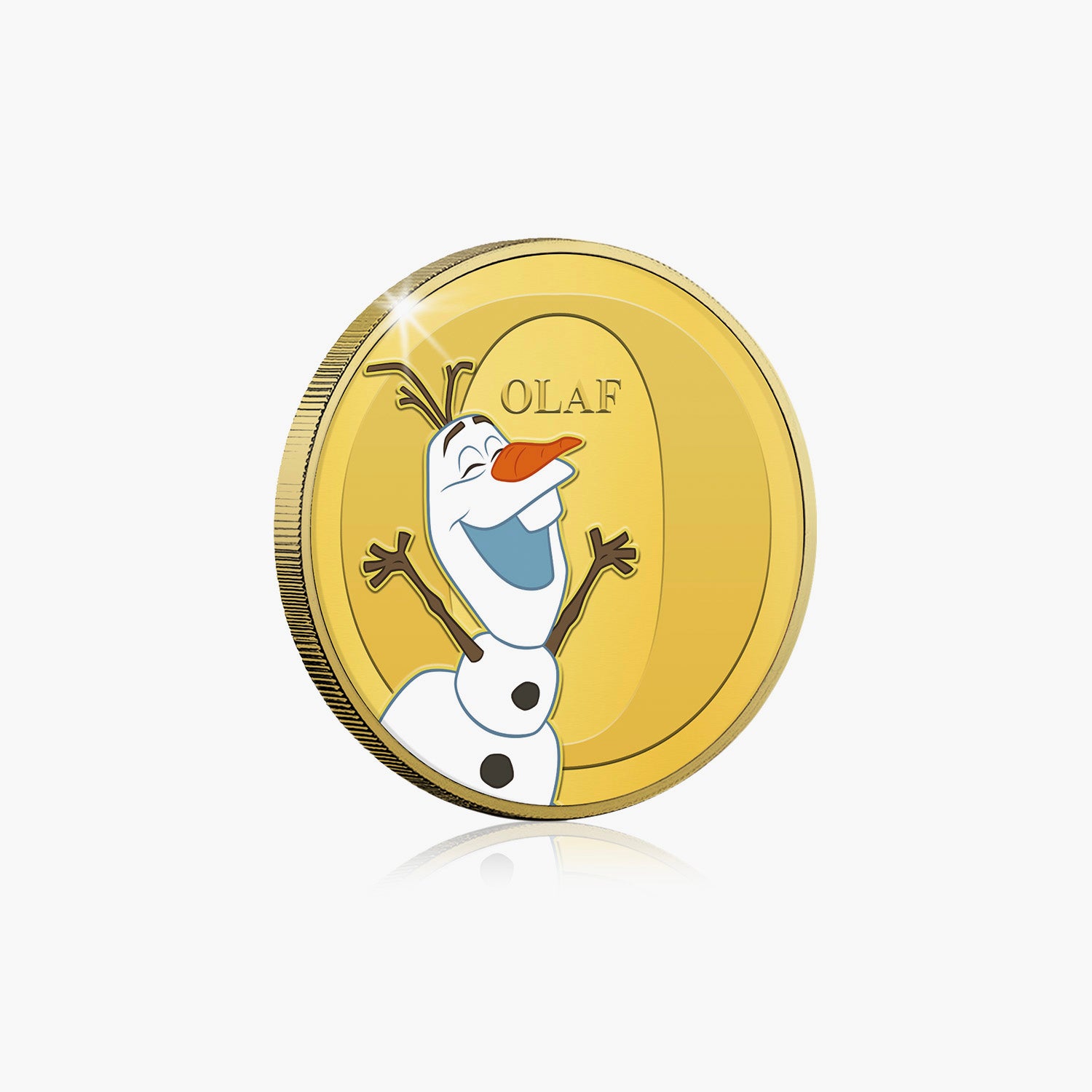 O Is For Olaf Gold-Plated Full Colour Comm