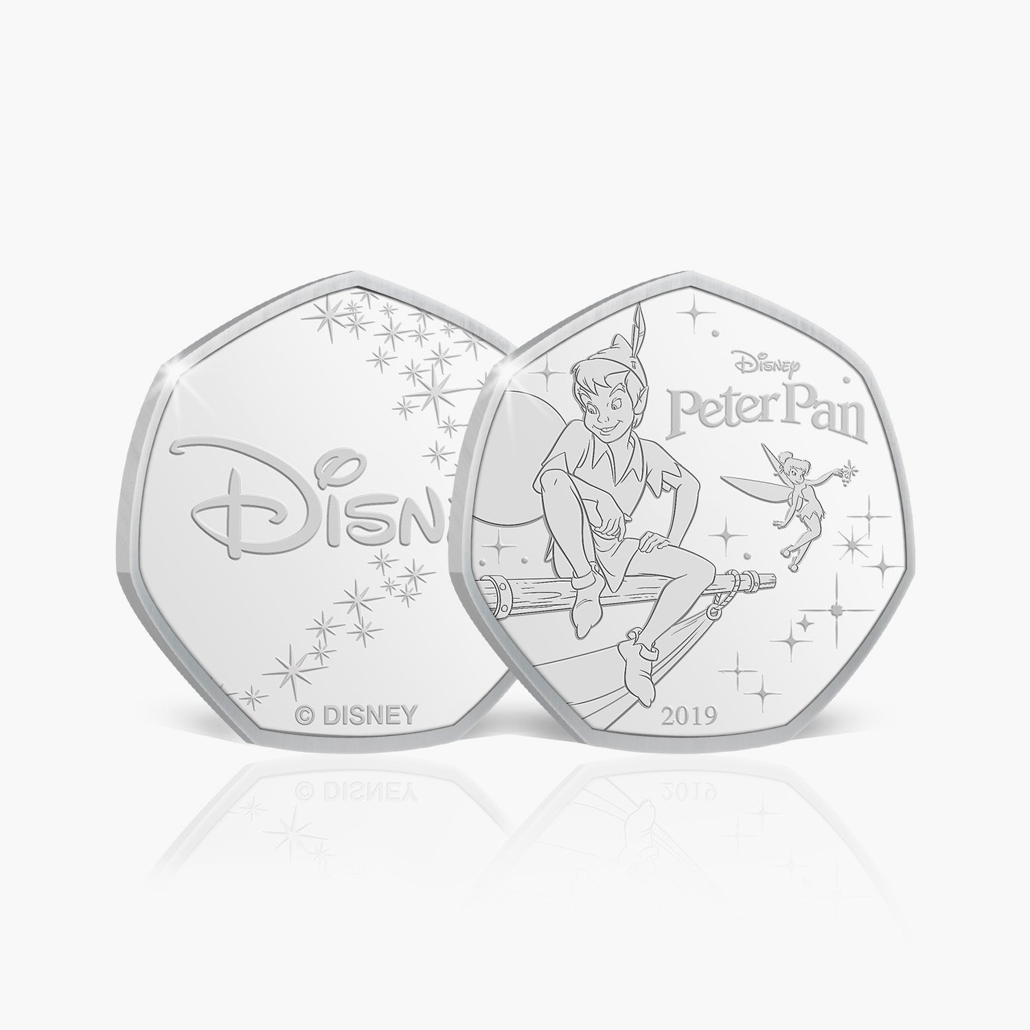 Commémorative de Peter Pan - Plaqué argent