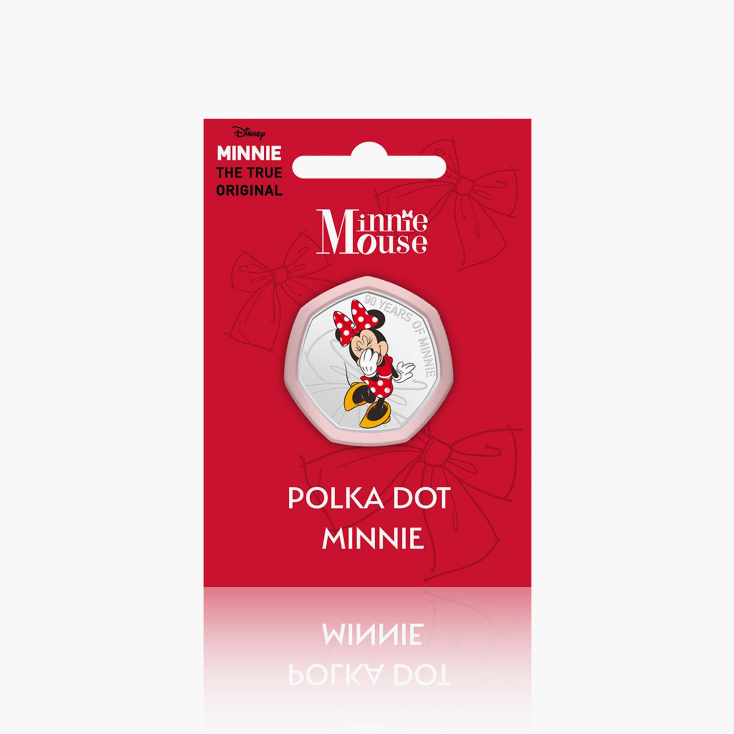 Polka Dot Minnie Silver-Plated Commemorative
