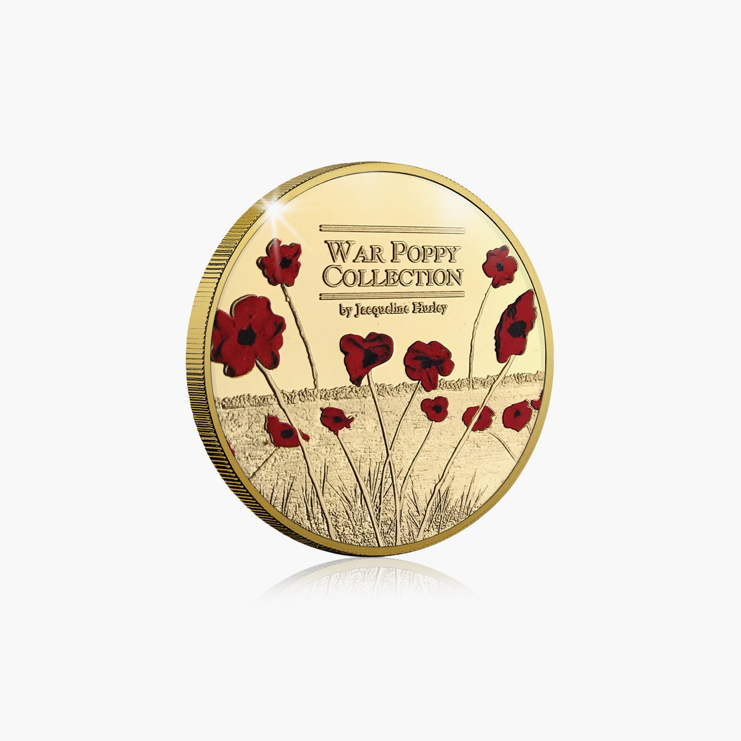 Poppies For Pegasus Gold-Plated Commemorative