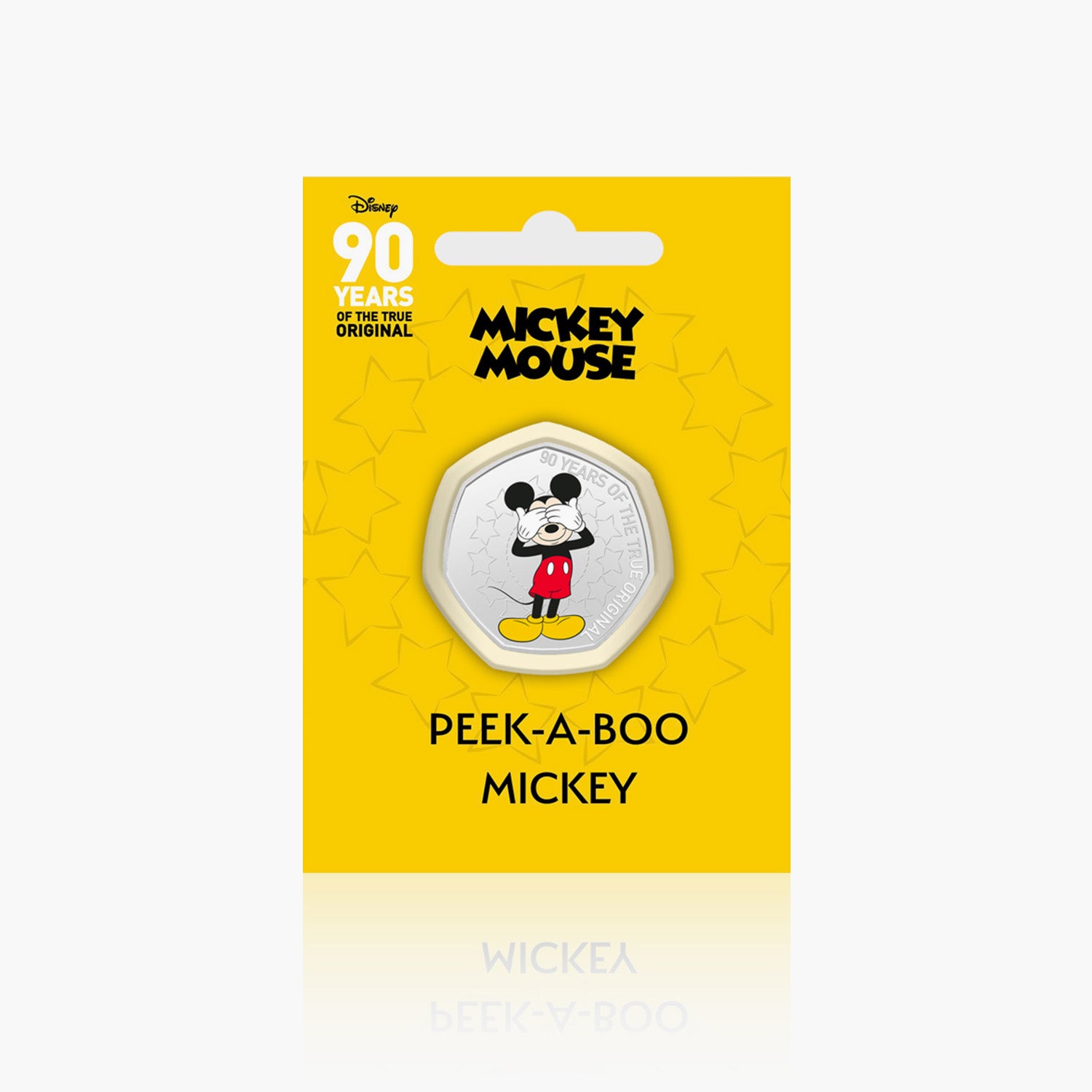 Peek-A-Boo Mickey commémoratif plaqué argent