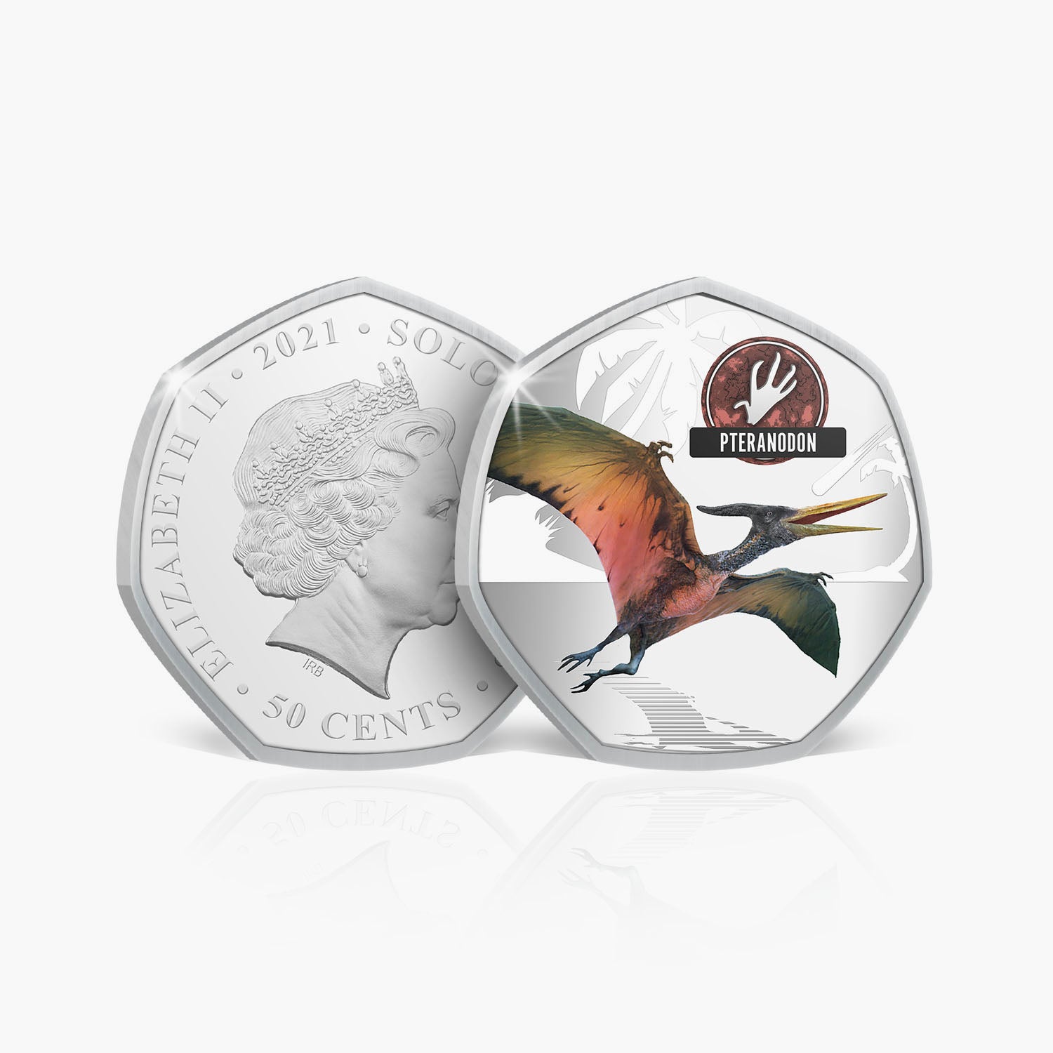 Pteranodon Silver Plated Coin