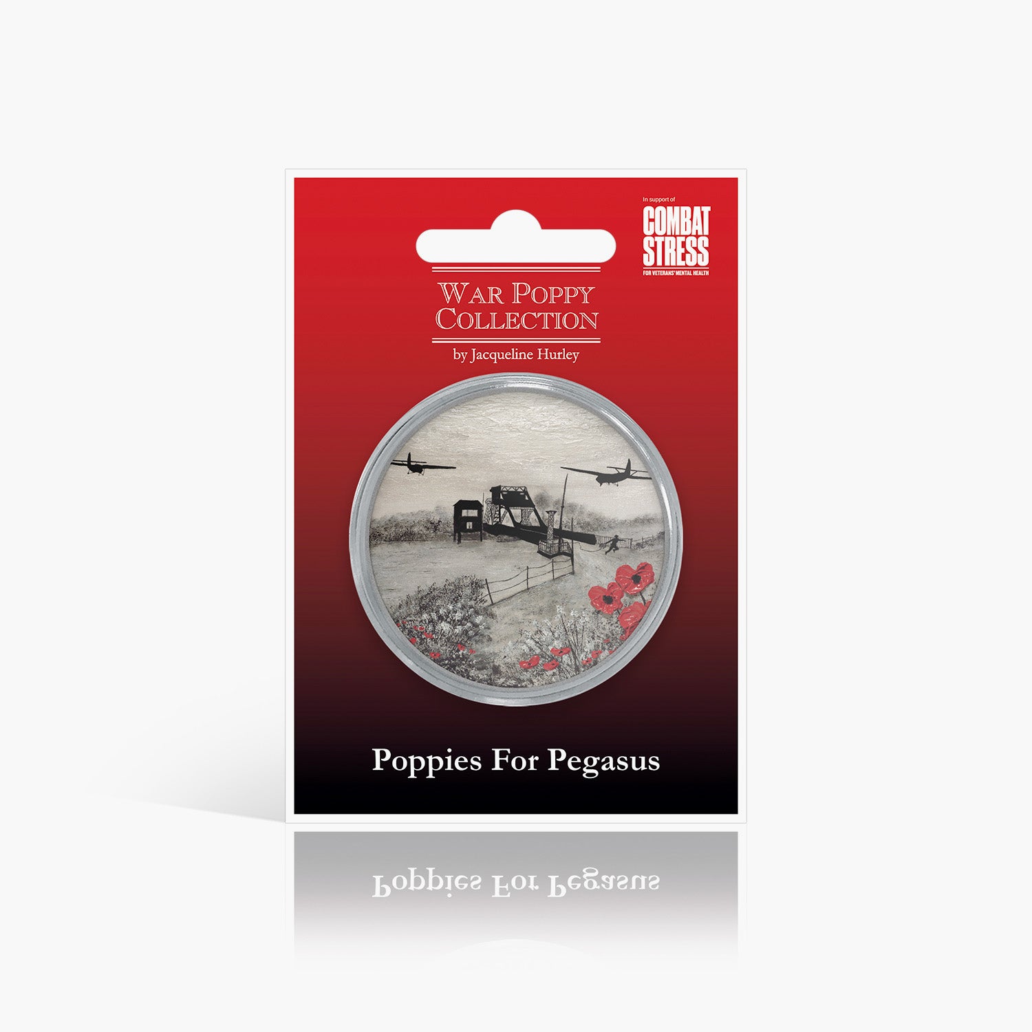 Poppies For Pegasus Silver-Plated Commemorative