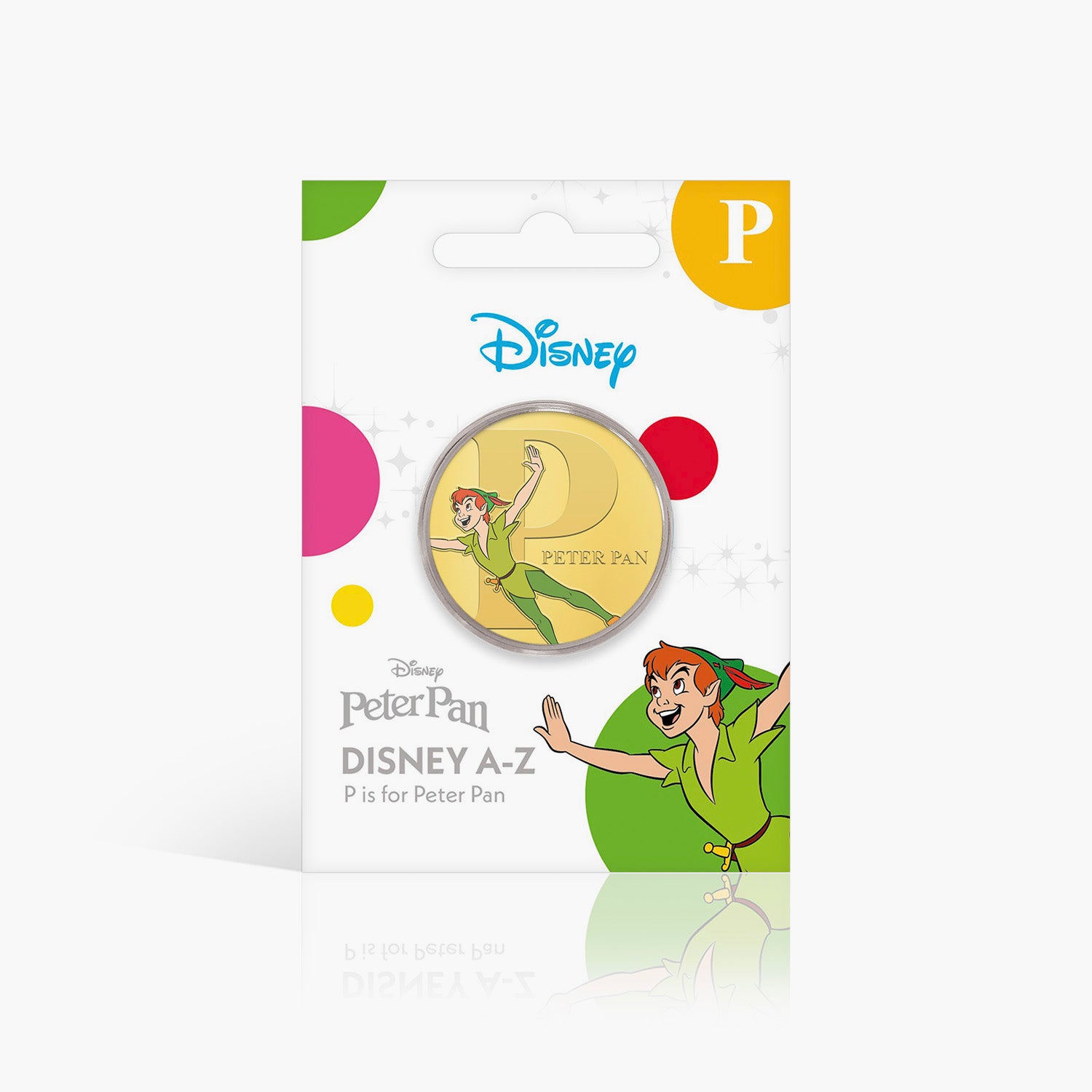 P Is For Peter Pan Gold-Plated Full Colour Comm