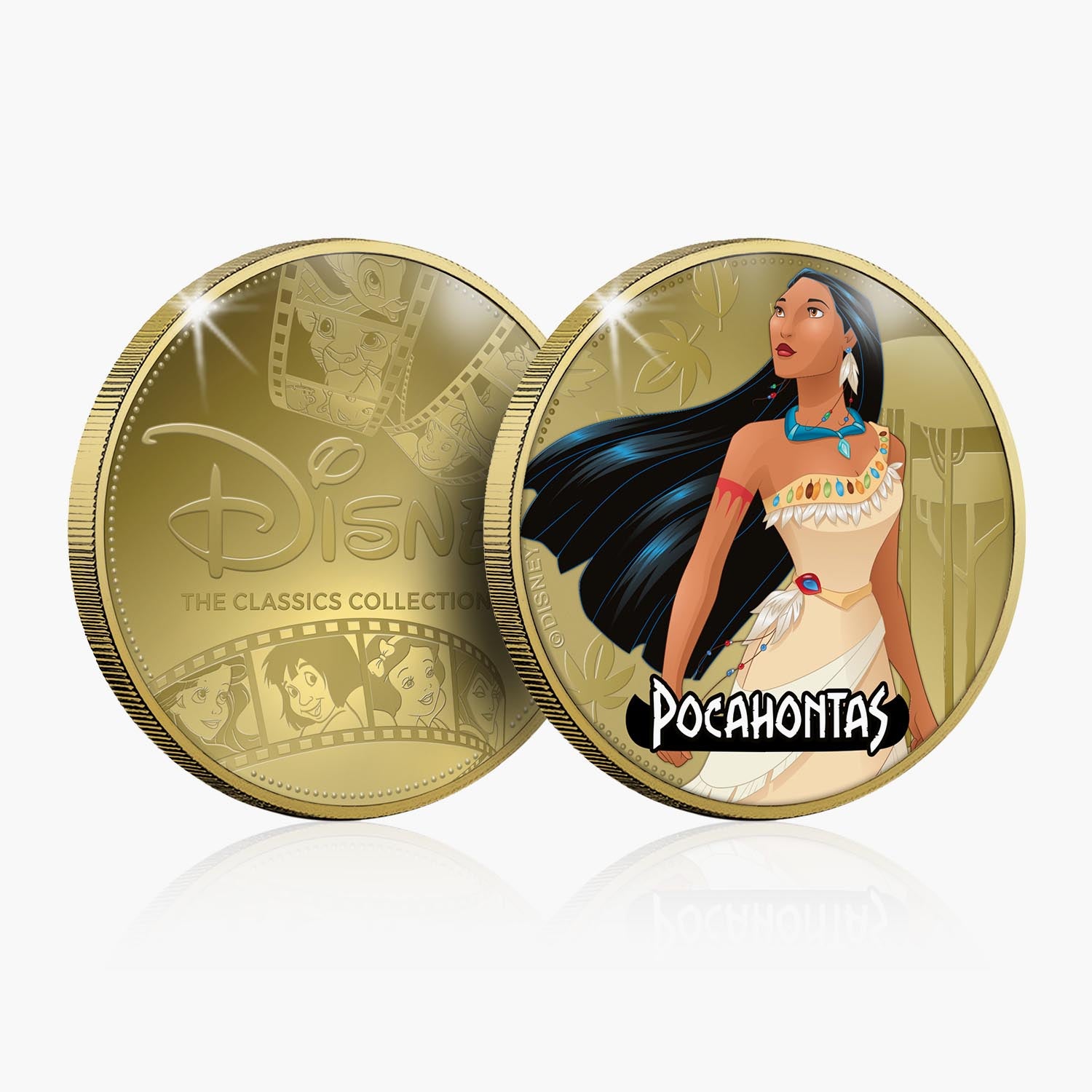 Pocahontas Gold-Plated Commemorative