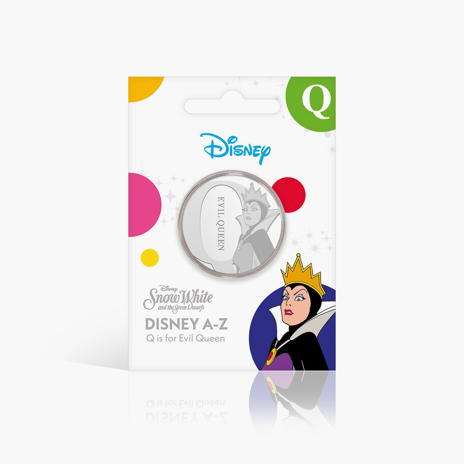 Q Is For Evil Queen Silver-Plated Commemorative