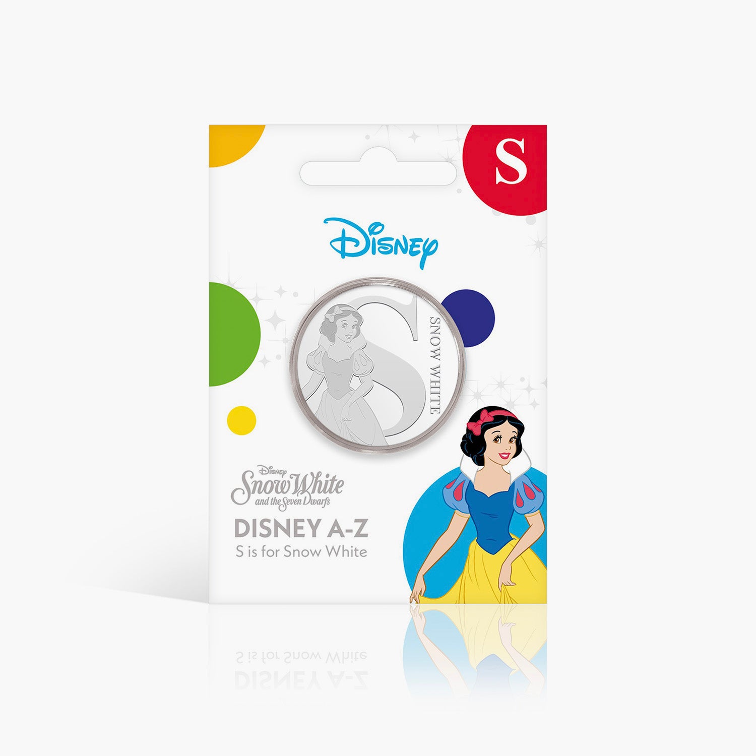 S Is For Snow White Silver-Plated Commemorative