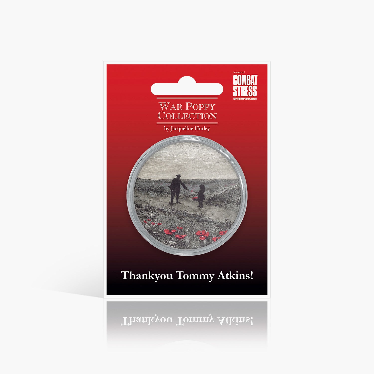 Thank You Tommy Atkins! Silver-Plated Commemorative