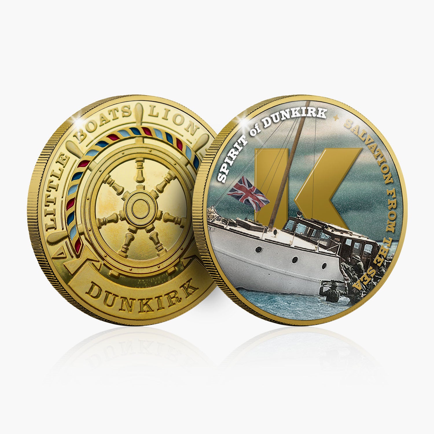 Salvation From The Sea Gold-Plated Commemorative