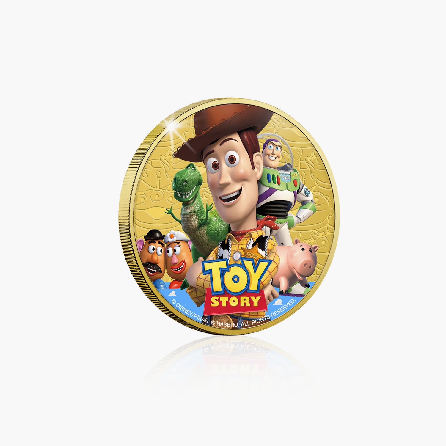 Toy Story commémoratif plaqué or