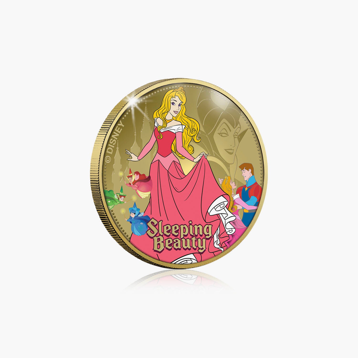 Sleeping Beauty Gold-Plated Commemorative