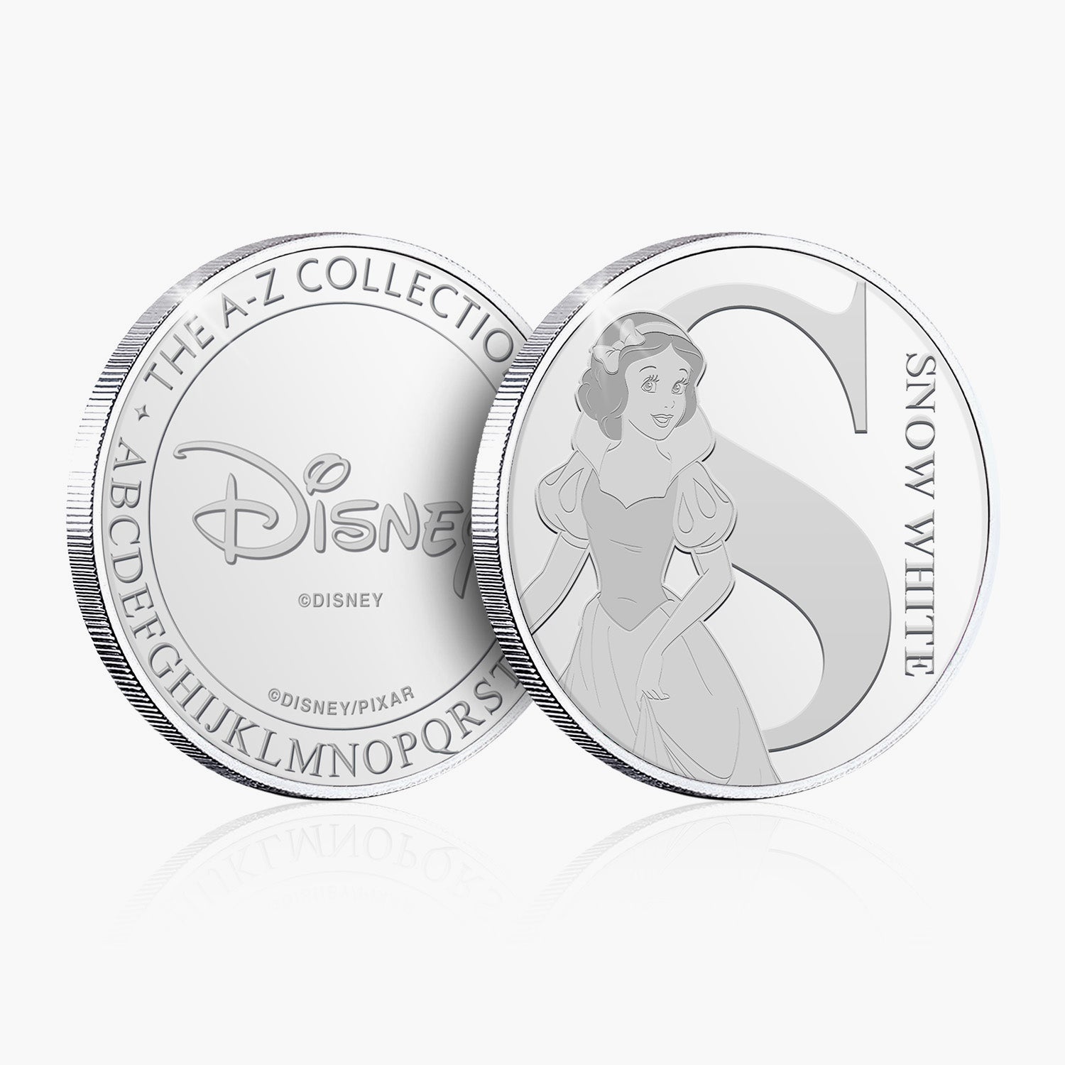S Is For Snow White Silver-Plated Commemorative