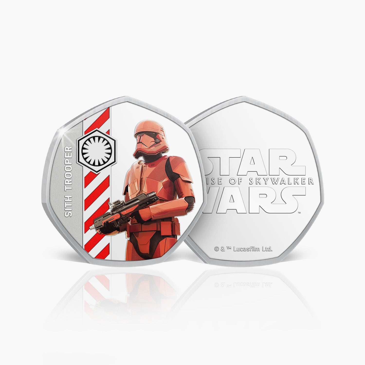 Sith Trooper Silver-Plated Commemorative