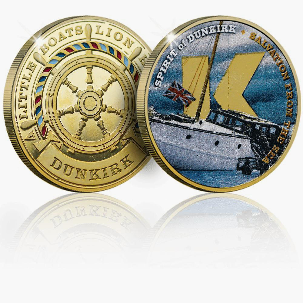 Salvation From The Sea Gold-Plated Commemorative