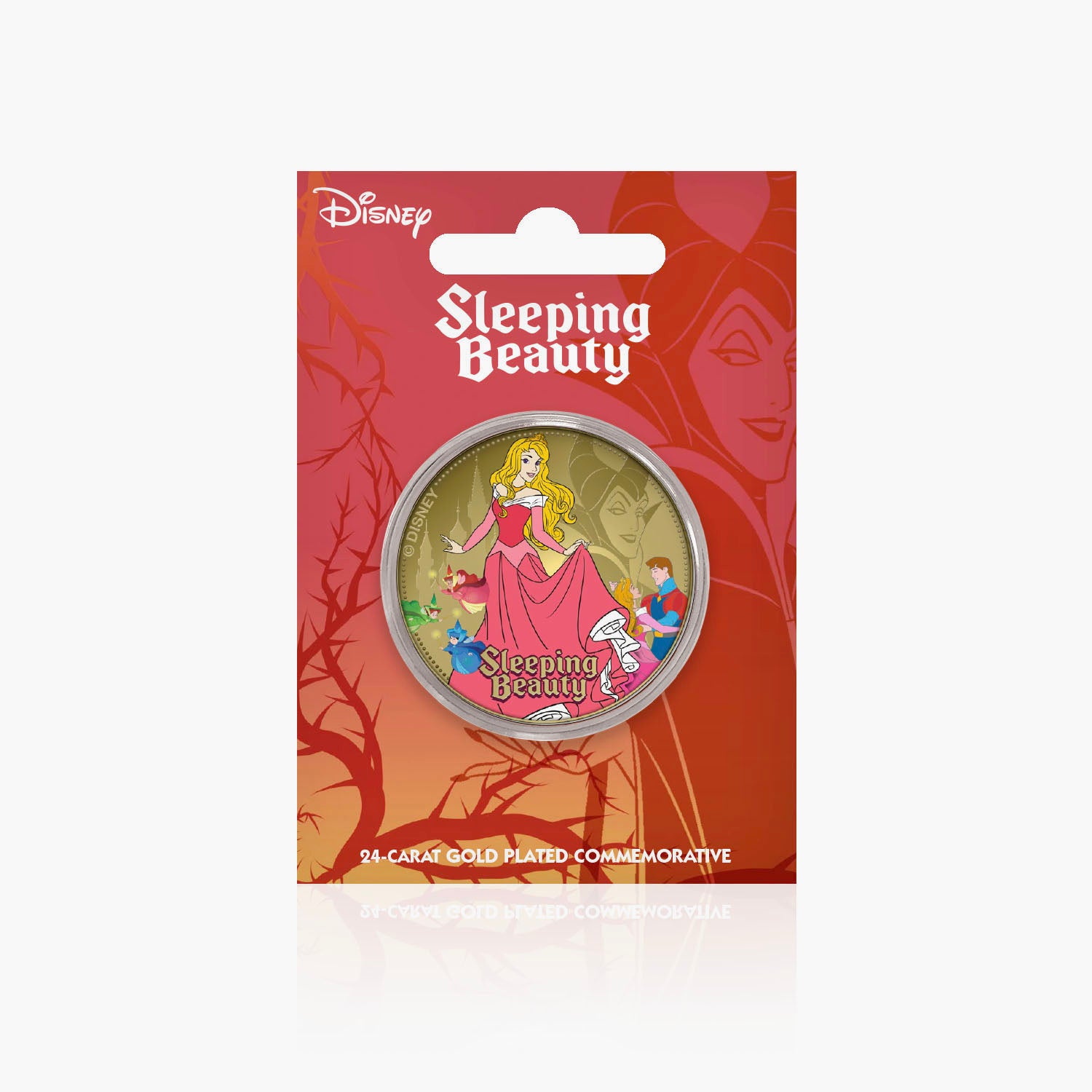 Sleeping Beauty Gold-Plated Commemorative