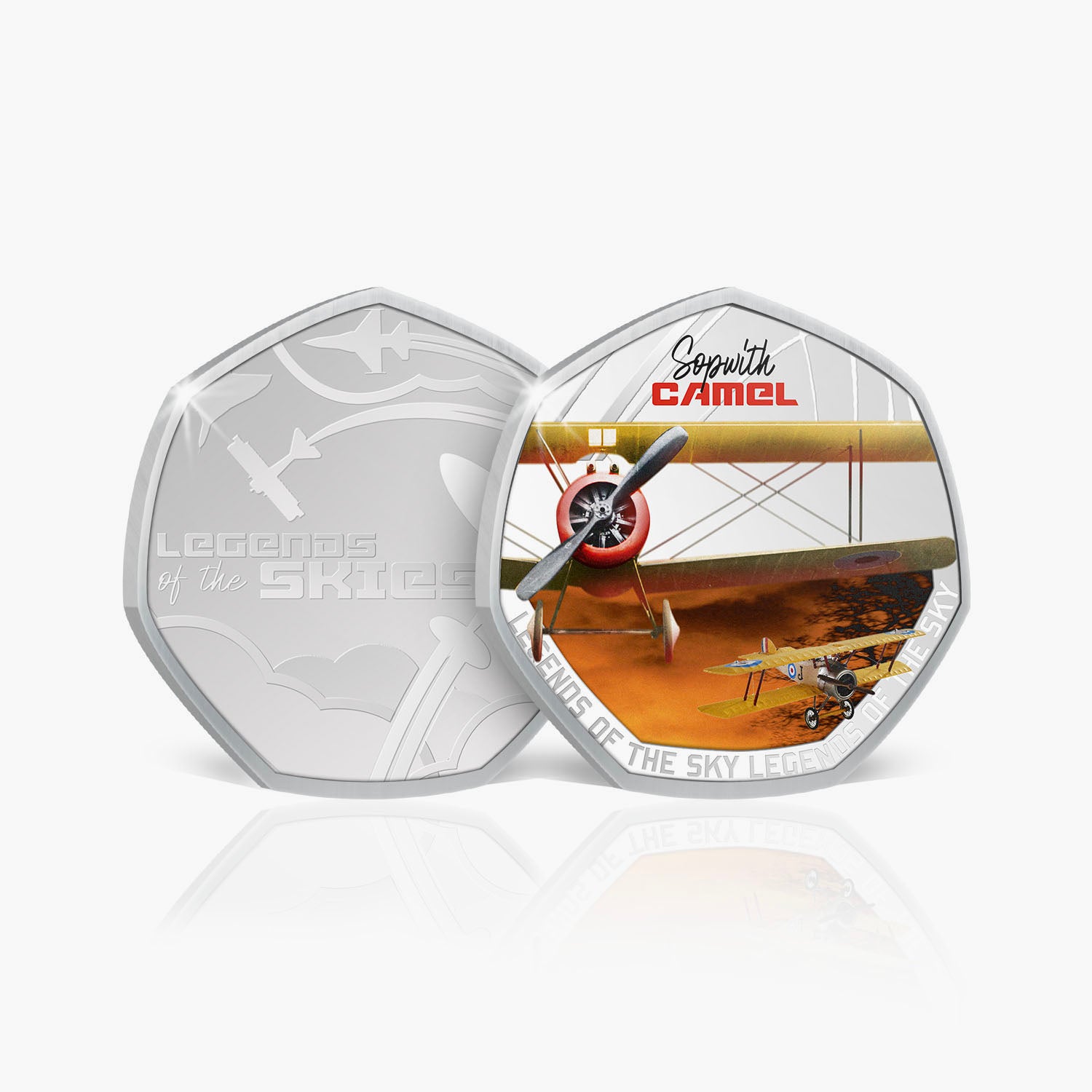 Legends of the Skies Camel Silver-Plated Commemorative