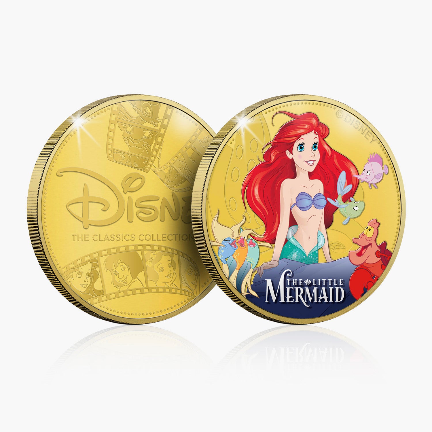 The Little Mermaid Gold-Plated Commemorative