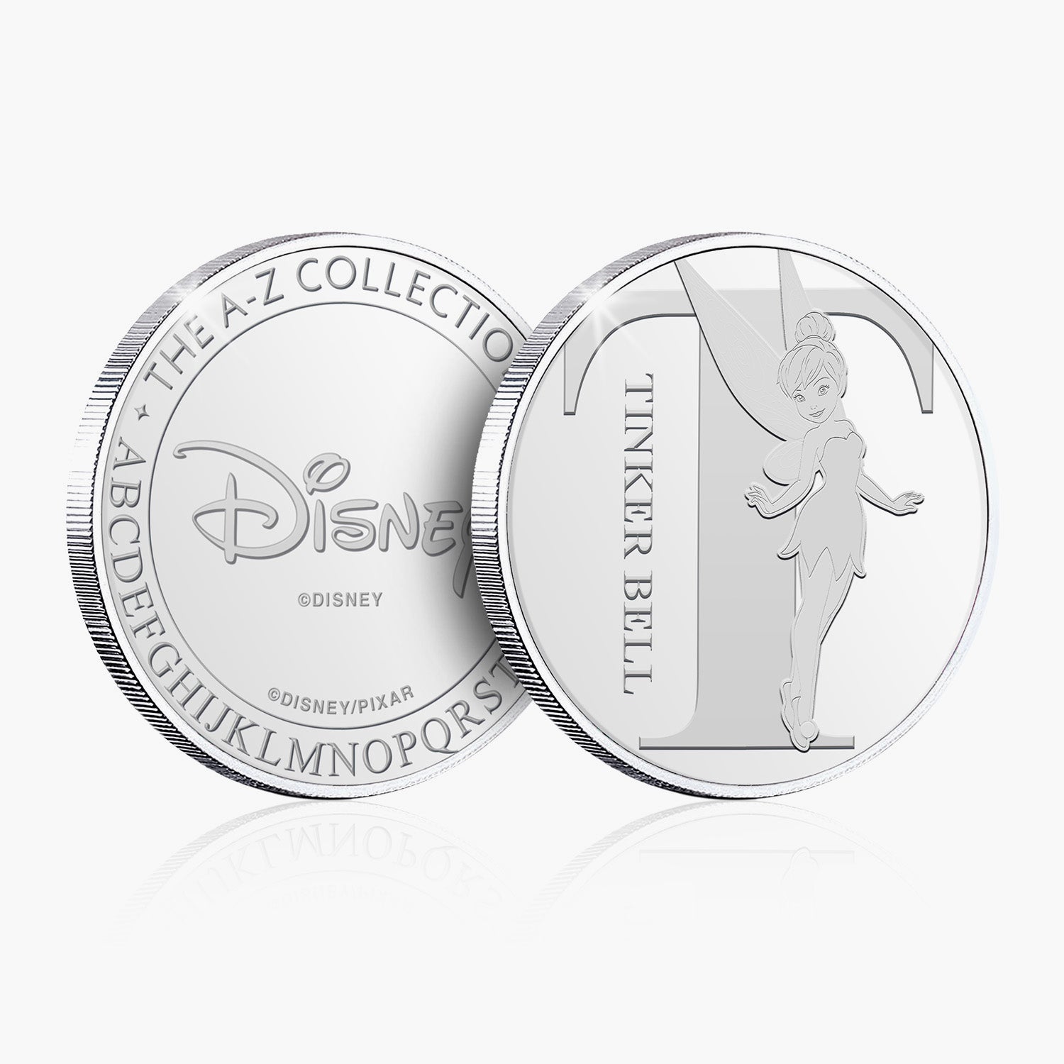 T Is For Tinkerbell Silver-Plated Commemorative