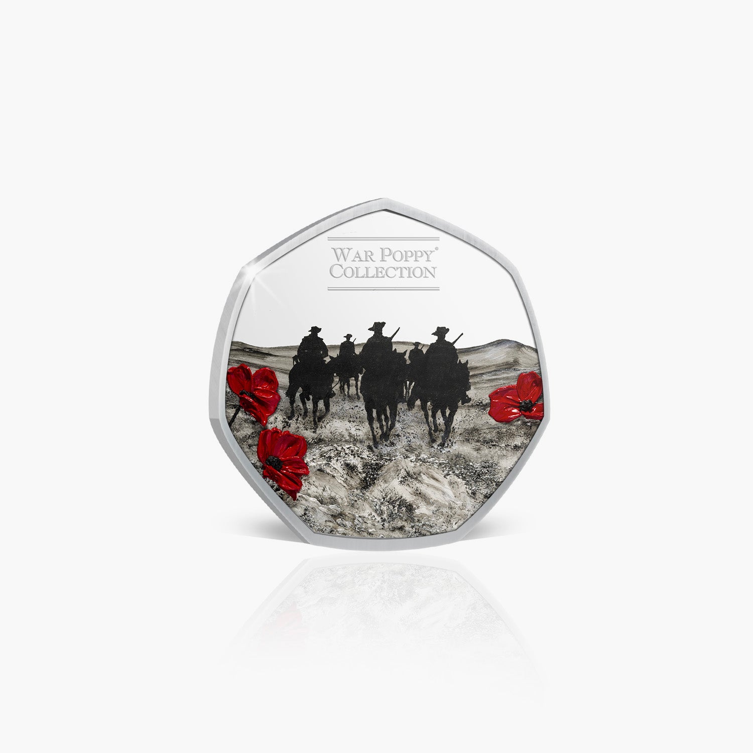For The Light Horse And Walers Silver Plated Coin